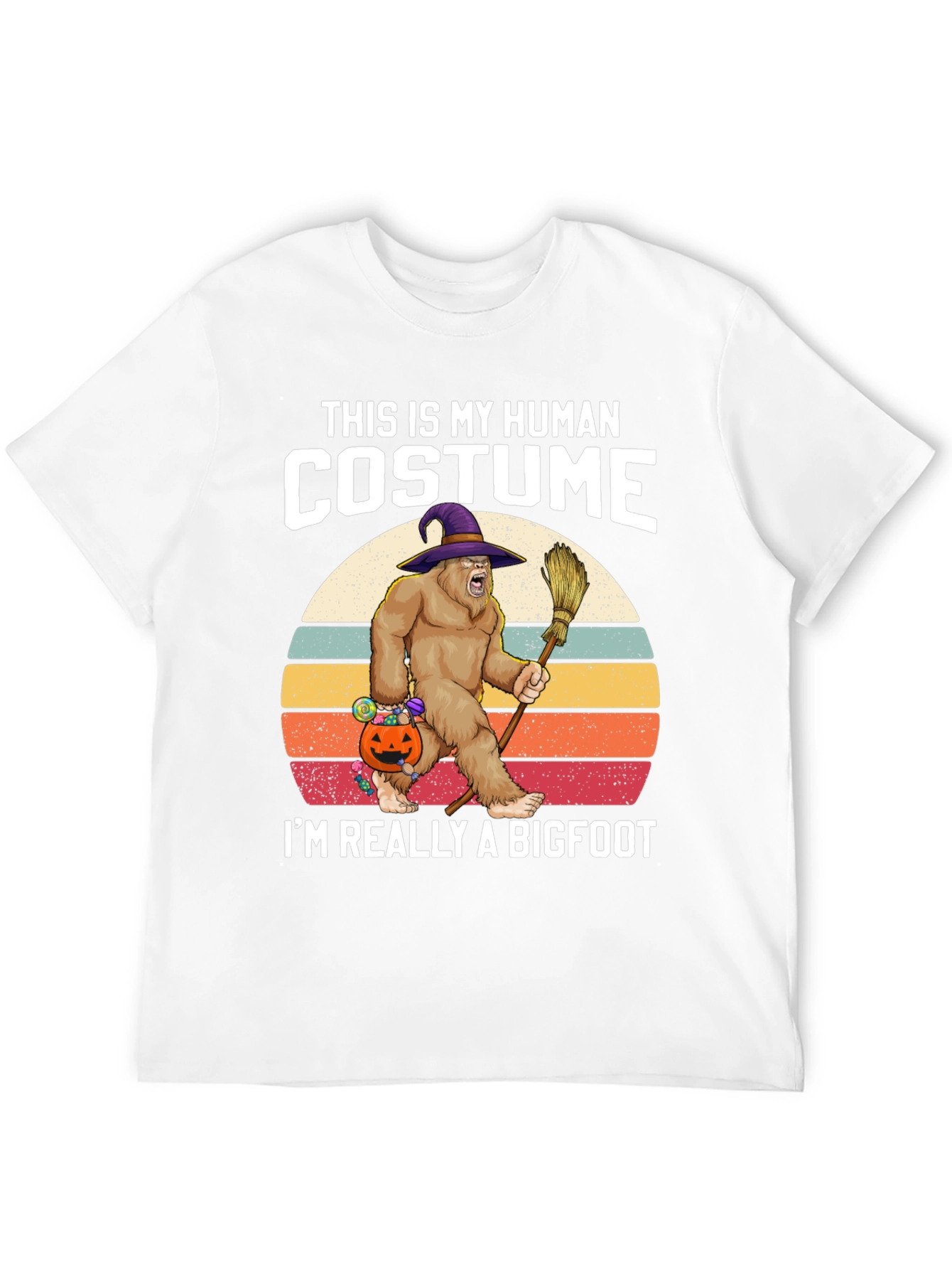 Bigfoot Halloween Costume T-Shirt