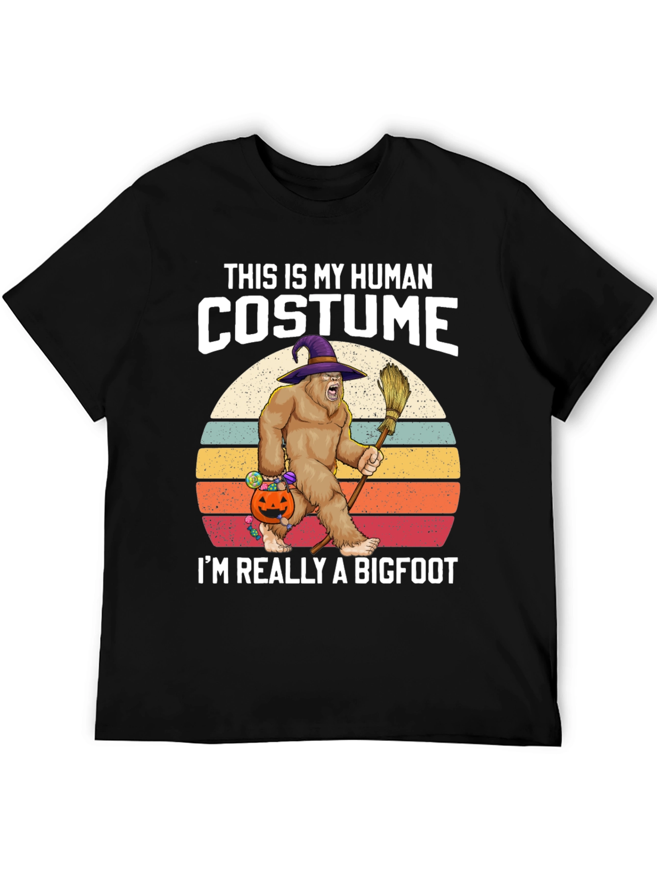 Bigfoot Halloween Costume T-Shirt