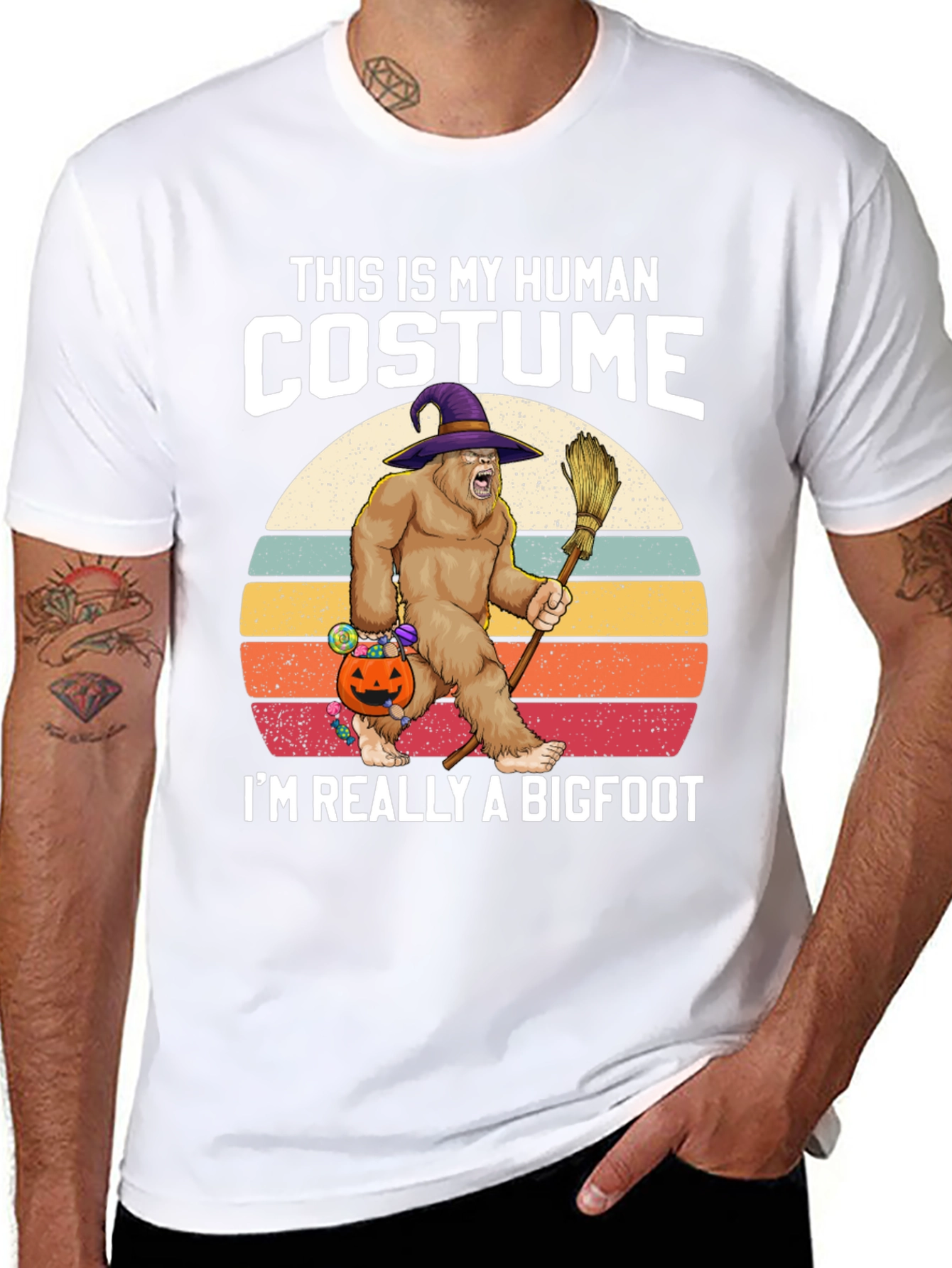 Bigfoot Halloween Costume T-Shirt