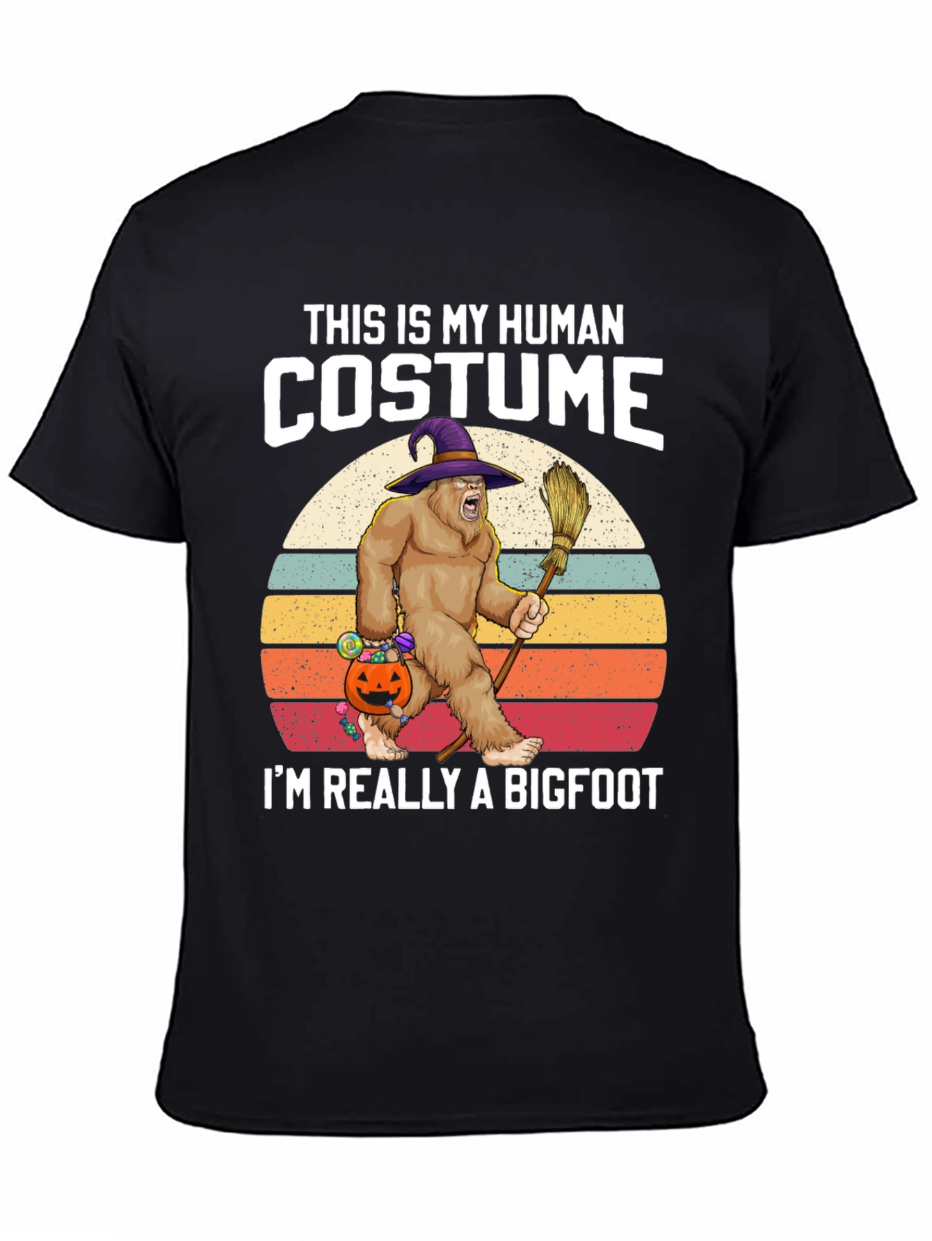 Bigfoot Halloween Costume T-Shirt