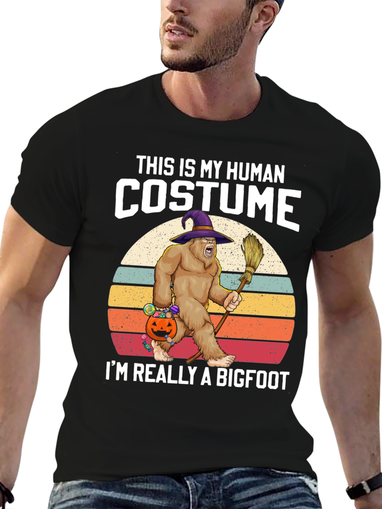 Bigfoot Halloween Costume T-Shirt