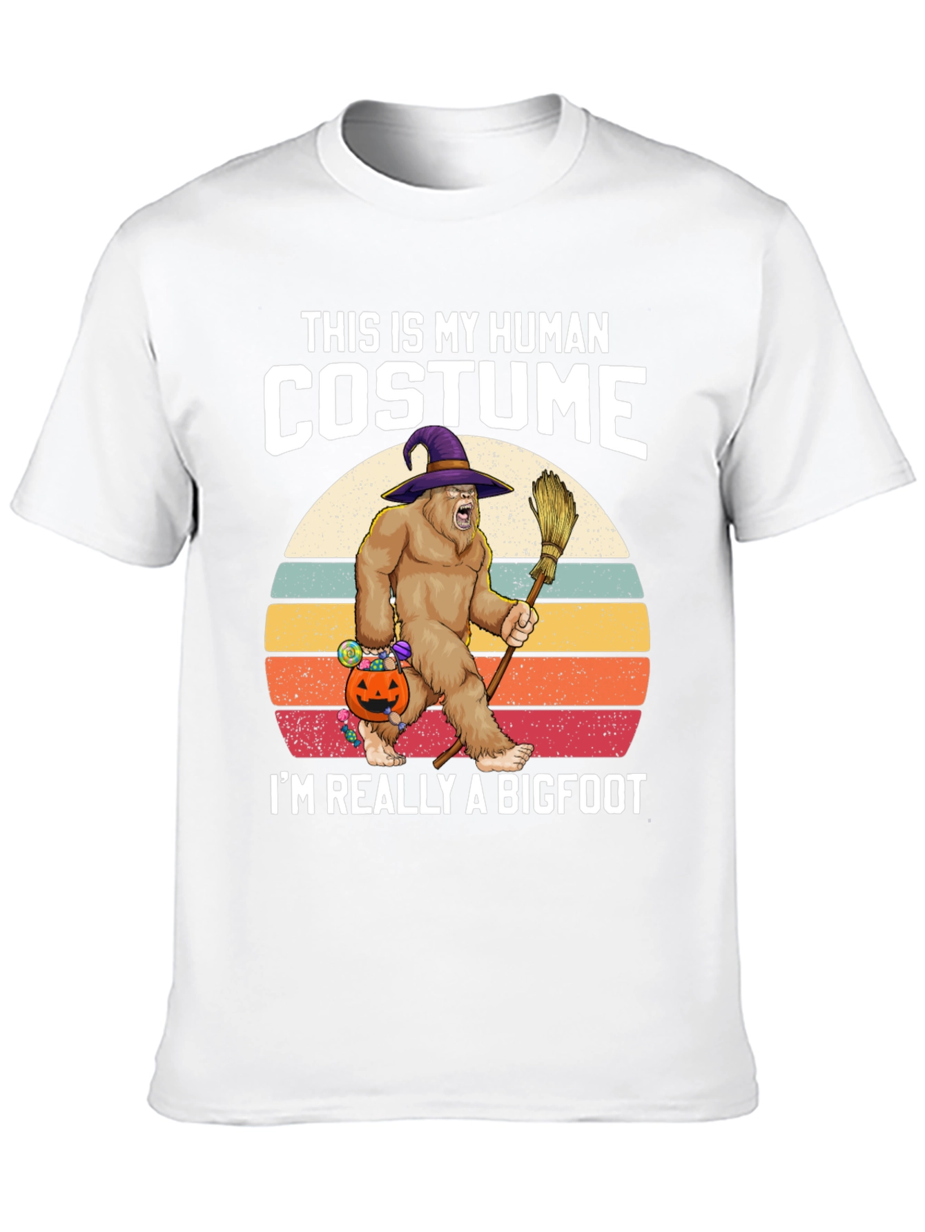 Bigfoot Halloween Costume T-Shirt