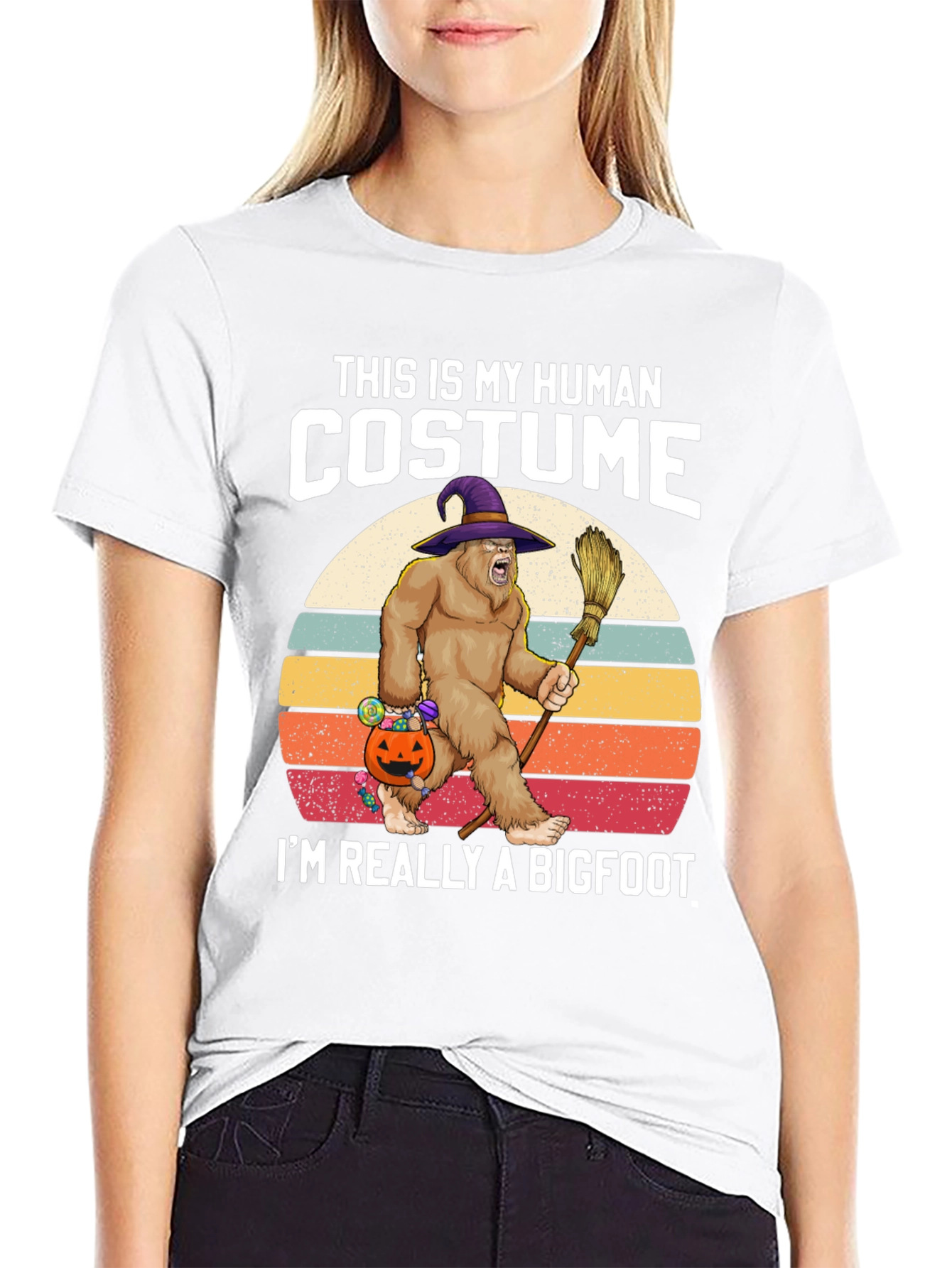 Bigfoot Halloween Costume T-Shirt