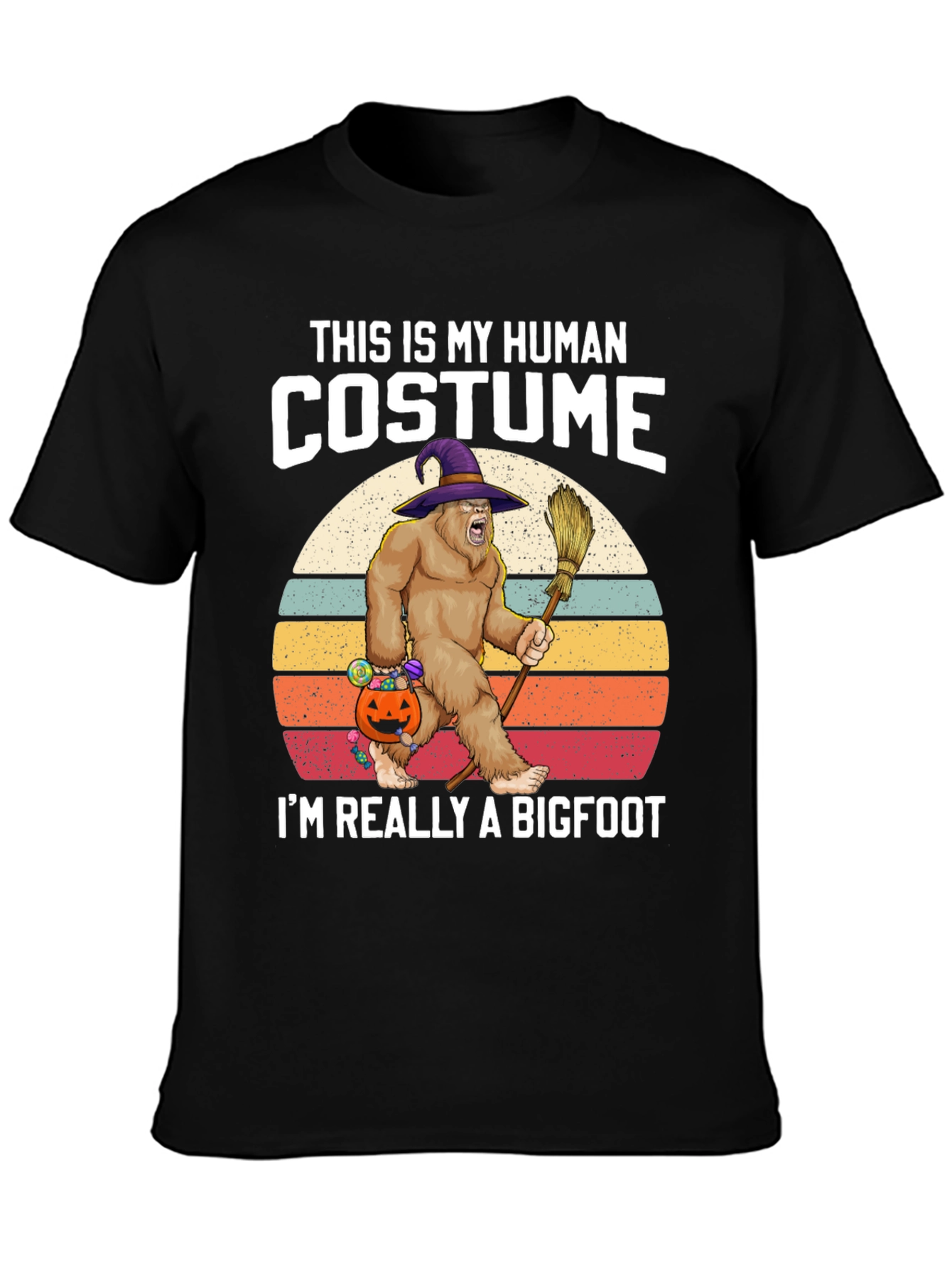 Bigfoot Halloween Costume T-Shirt