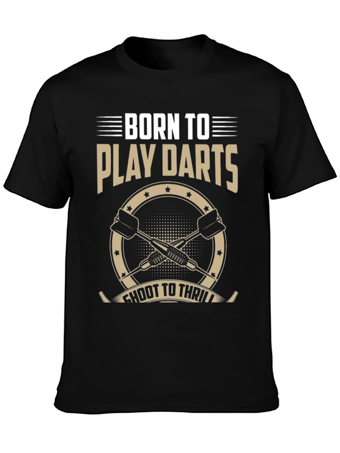 Born to Play Darts Graphic T-Shirt