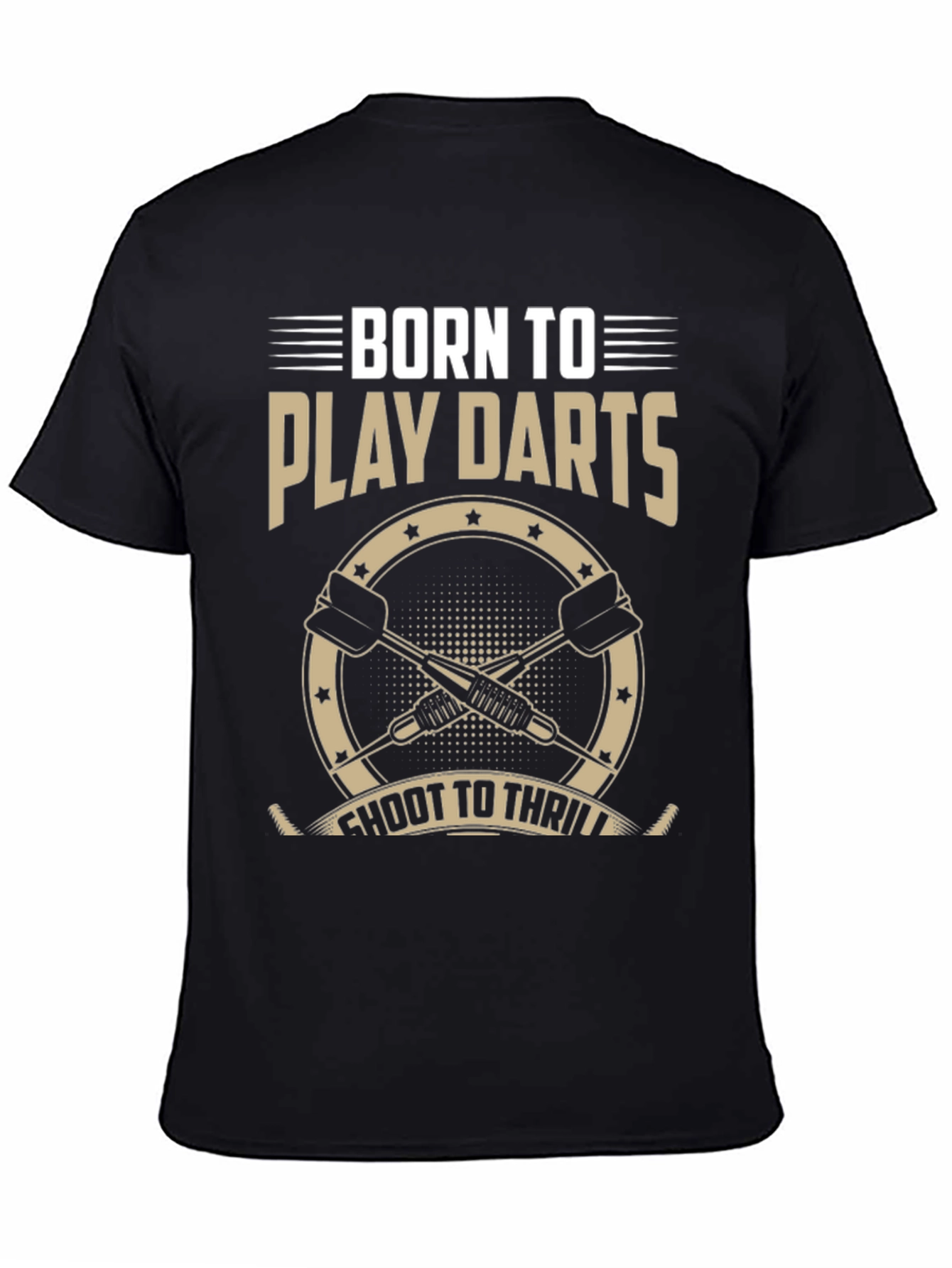 Born to Play Darts Graphic T-Shirt
