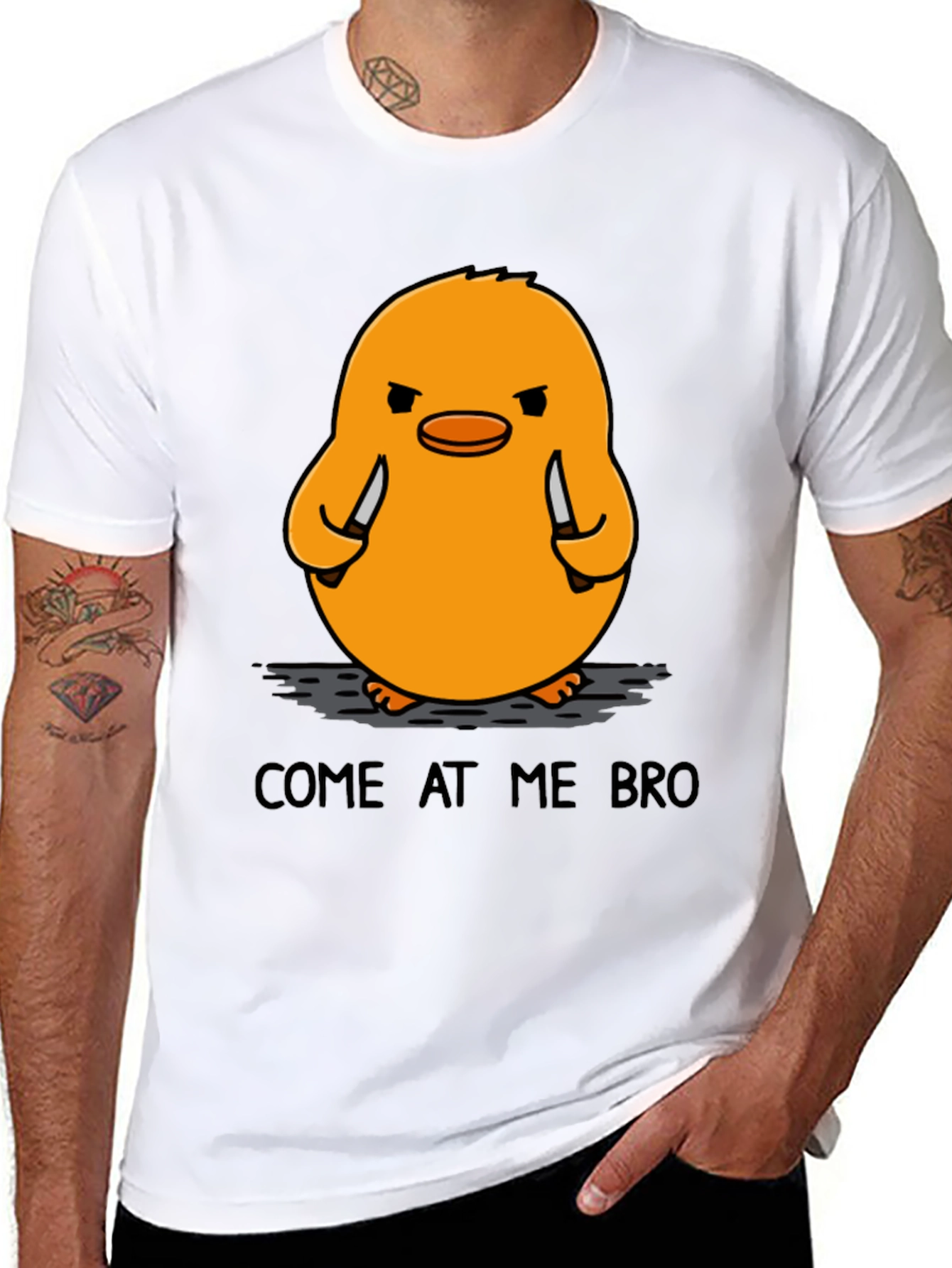Come At Me Bro T-Shirt Funny Chick