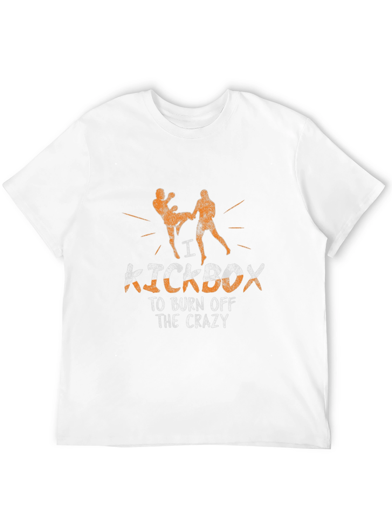 Kickboxing T-Shirt: Burn Off The Crazy Martial Arts Tee