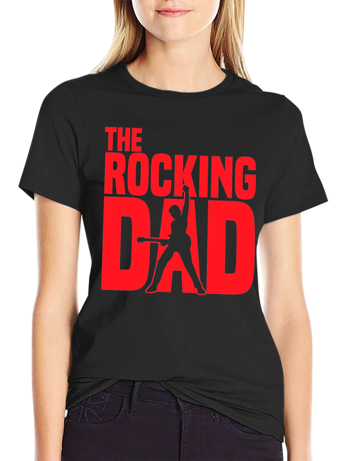 Rocking Dad Graphic Tee - Black