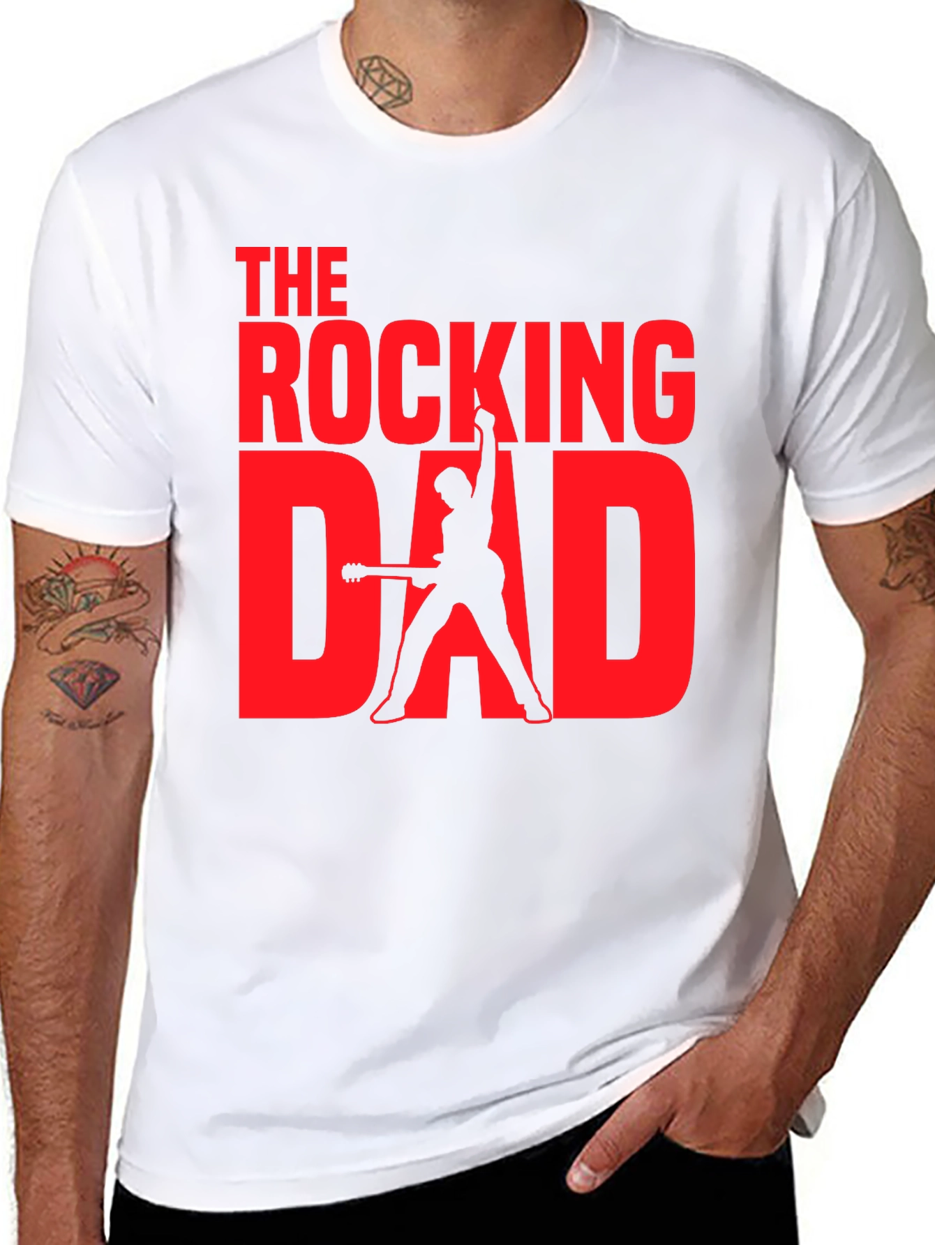 Rocking Dad Graphic Tee - Black