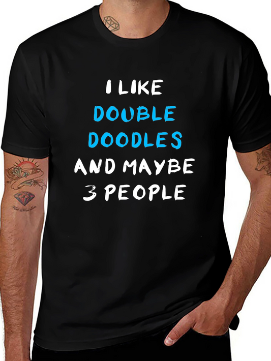Double Doodles Graphic Tee - Funny Dog Lover Shirt