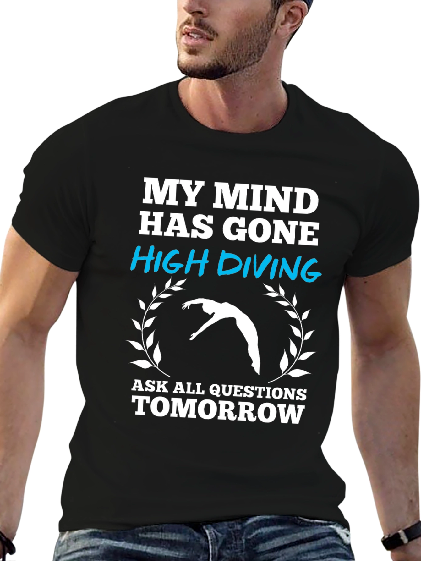 My Mind High Diving Graphic T-Shirt
