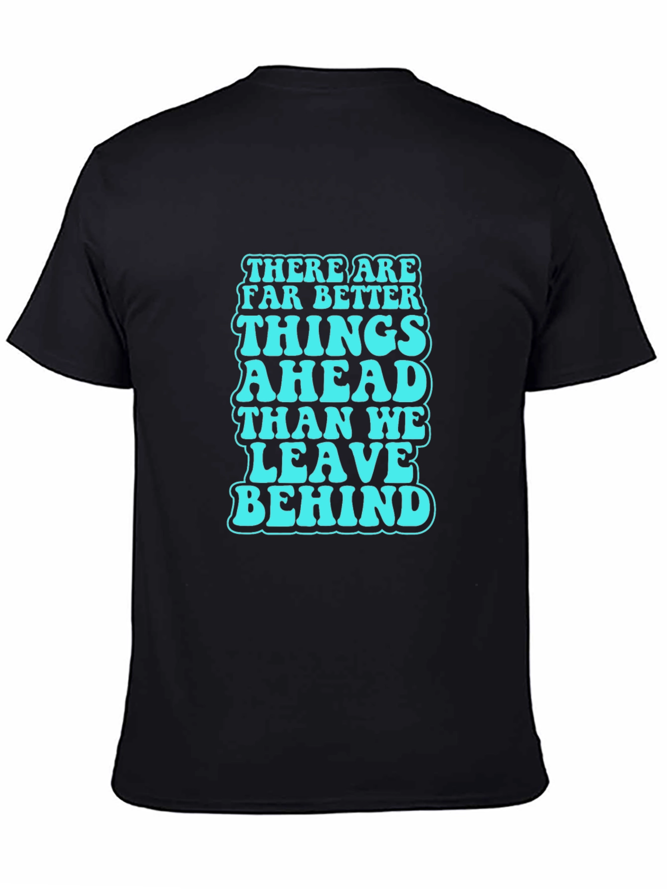 Optimistic Quote Graphic Tee - Black