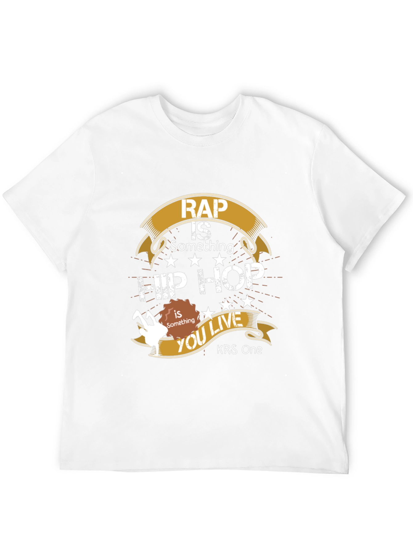 Rap is Something Hip Hop T-Shirt - KRS One