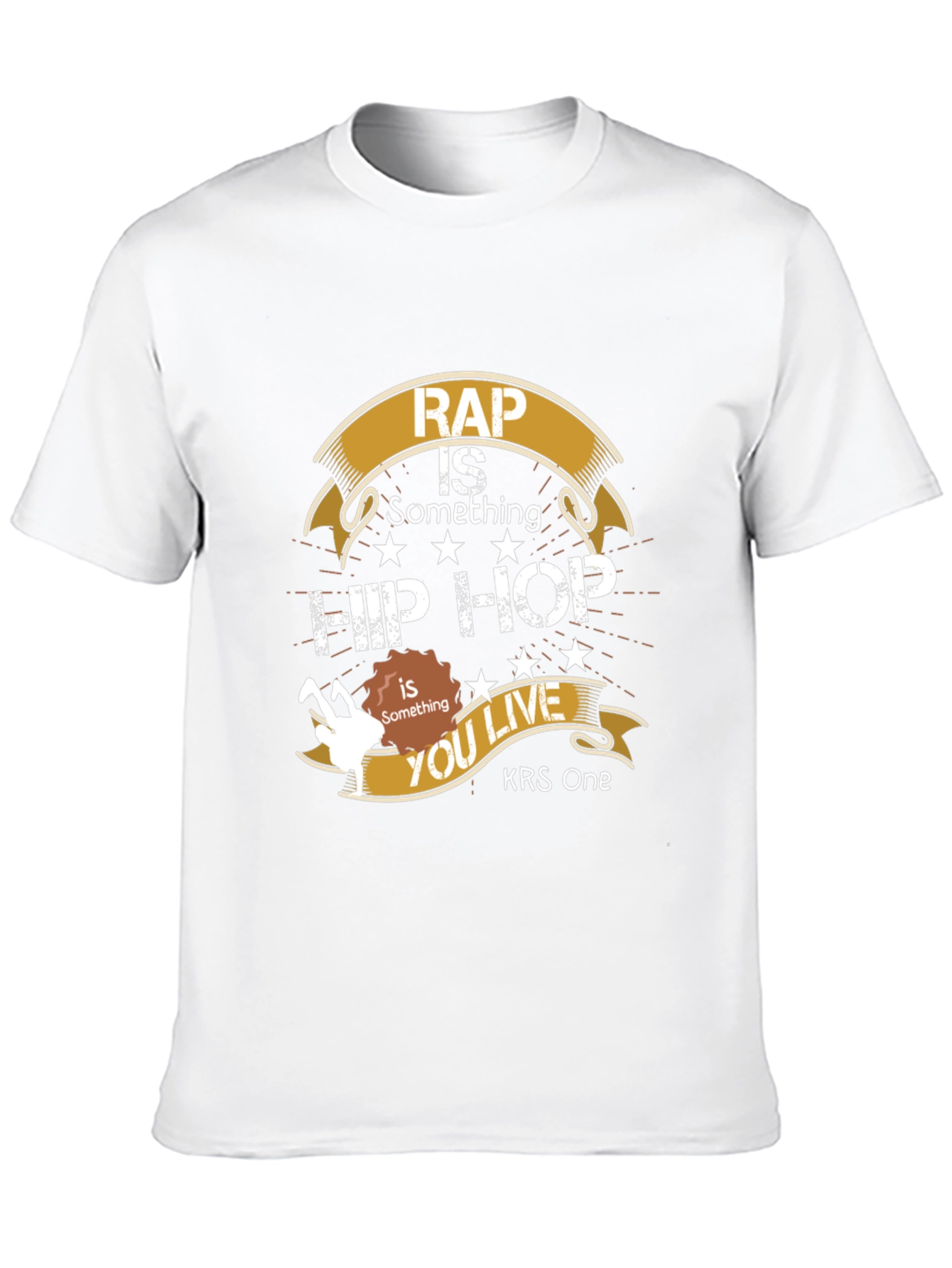 Rap is Something Hip Hop T-Shirt - KRS One