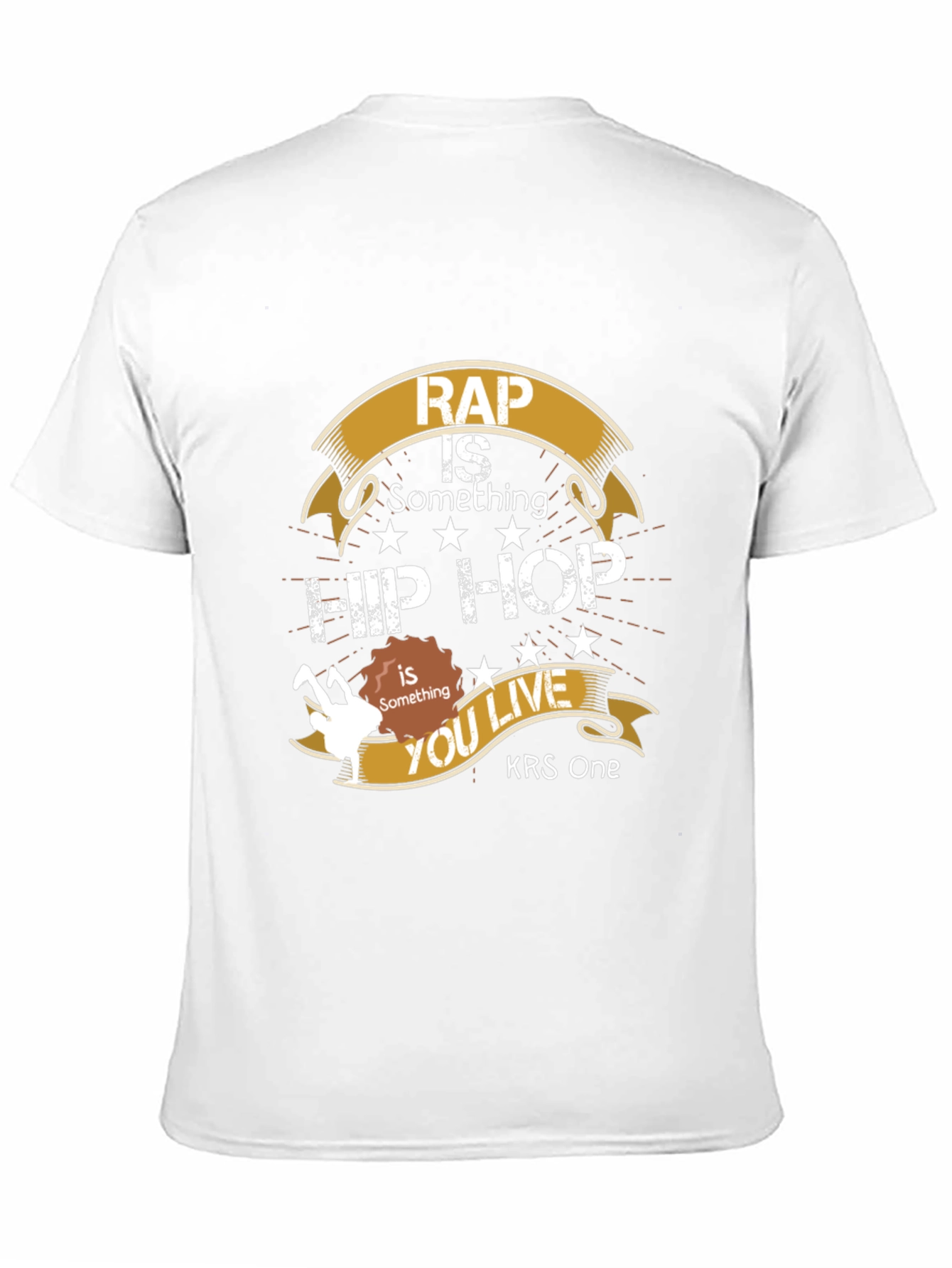 Rap is Something Hip Hop T-Shirt - KRS One