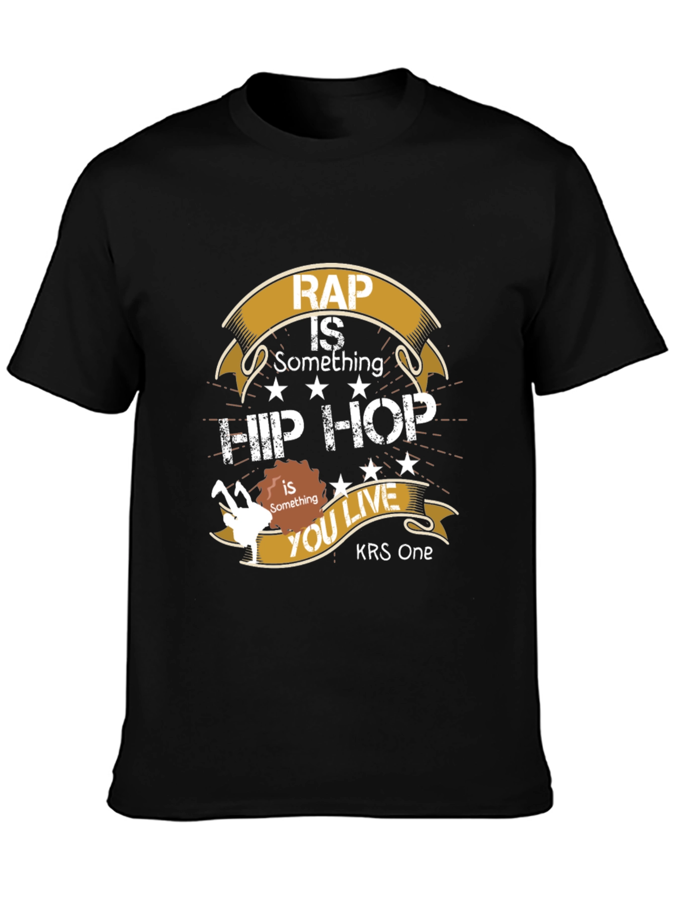 Rap is Something Hip Hop T-Shirt - KRS One