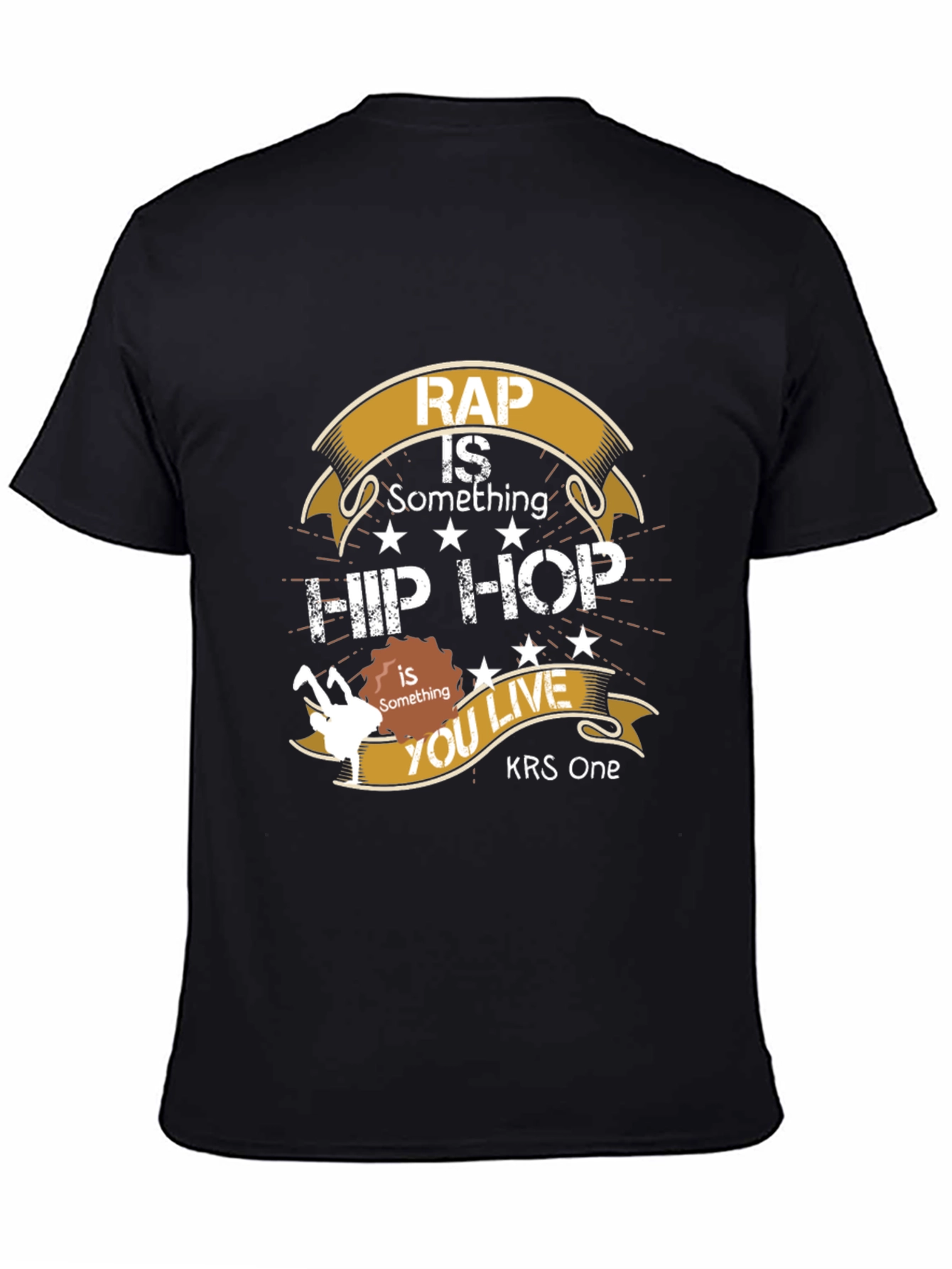 Rap is Something Hip Hop T-Shirt - KRS One