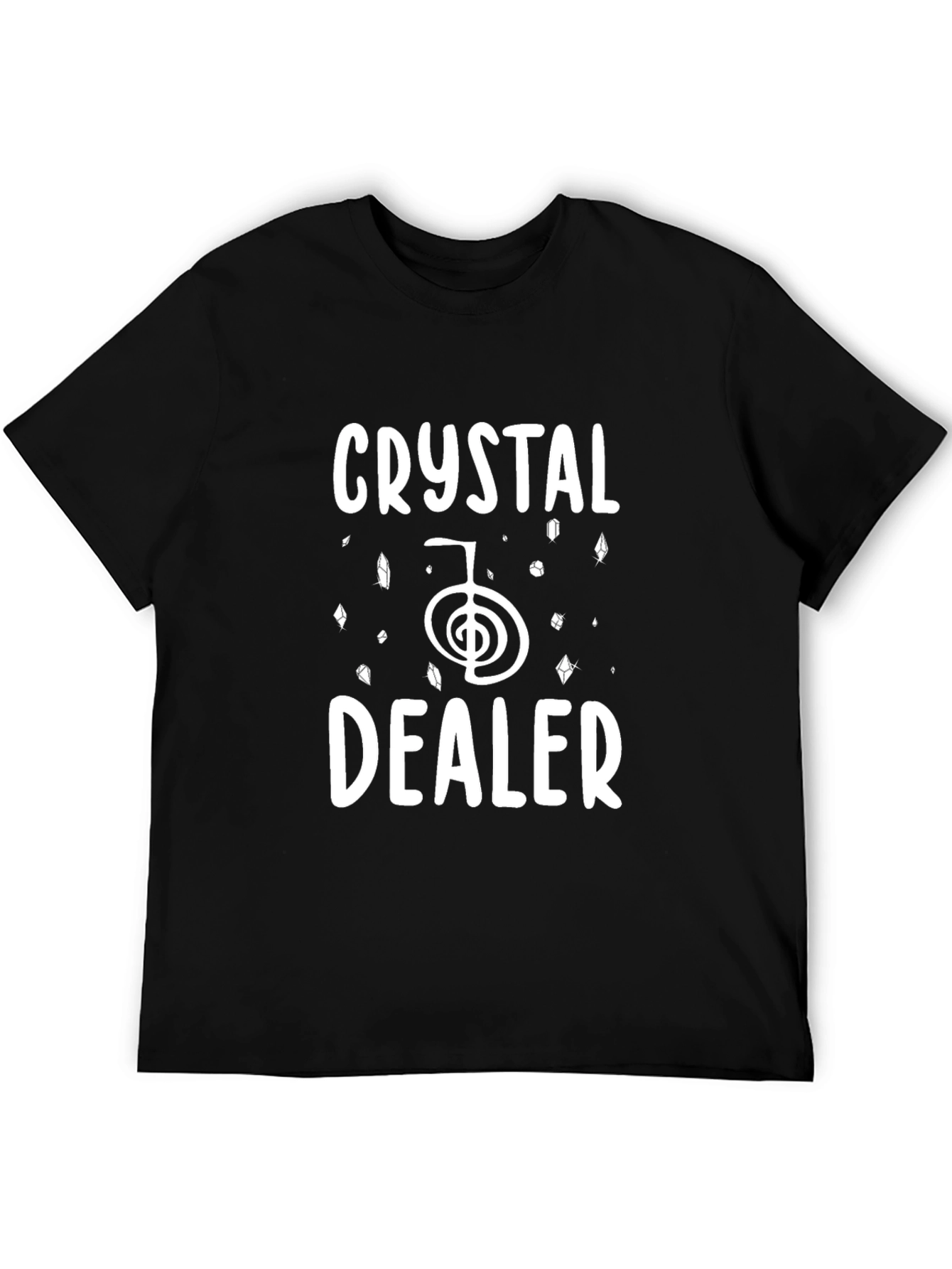 Crystal Dealer Graphic T-Shirt - Black Cotton Tee