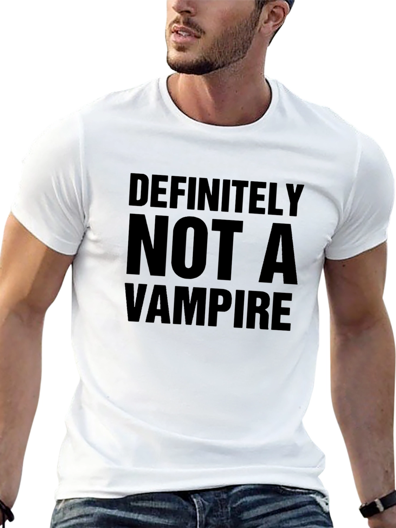 Definitely Not a Vampire Graphic Tee