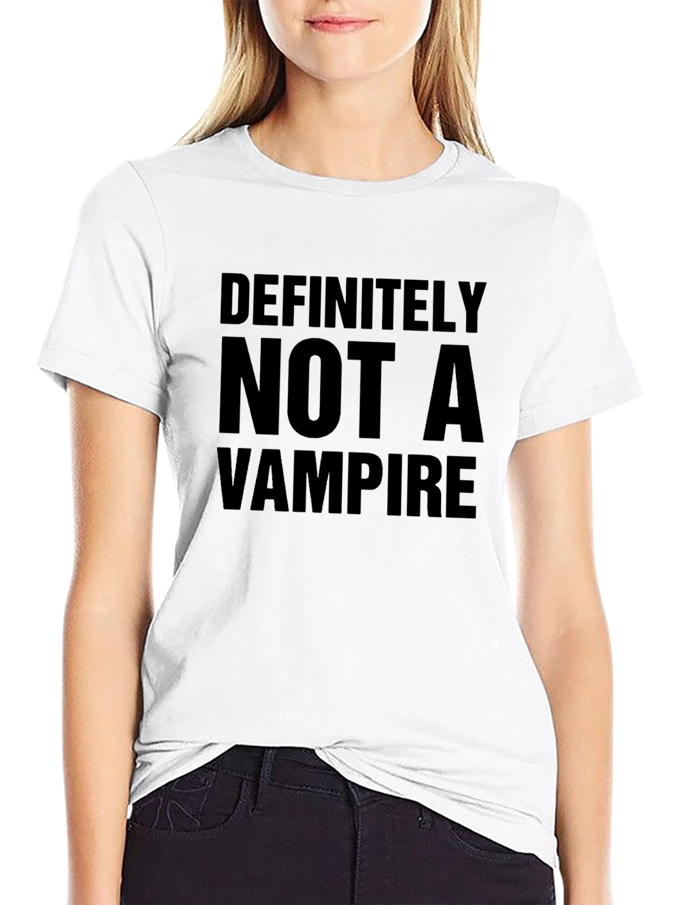 Definitely Not a Vampire Graphic Tee