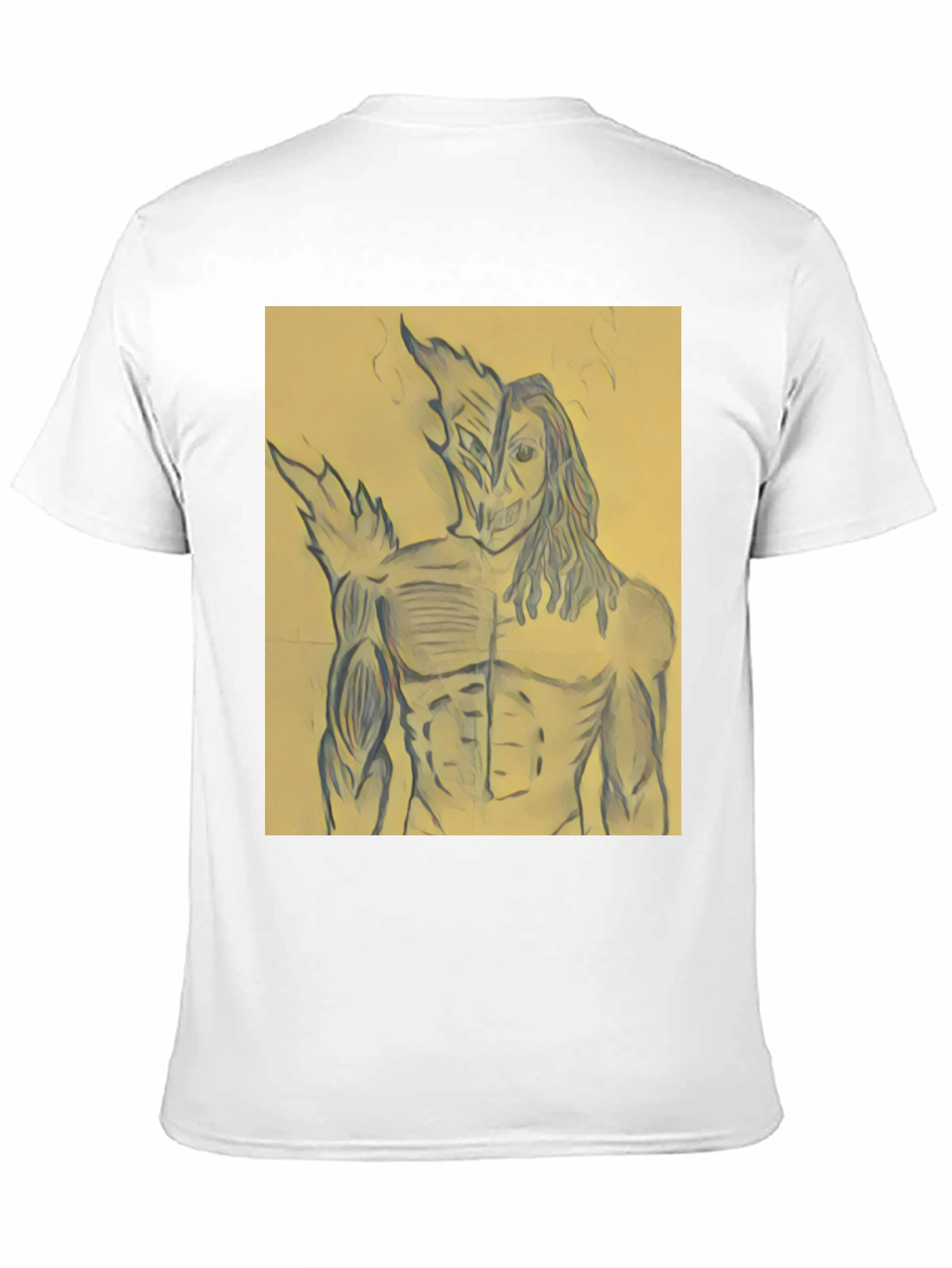 Graphic Print Black T-Shirt - Unique Design
