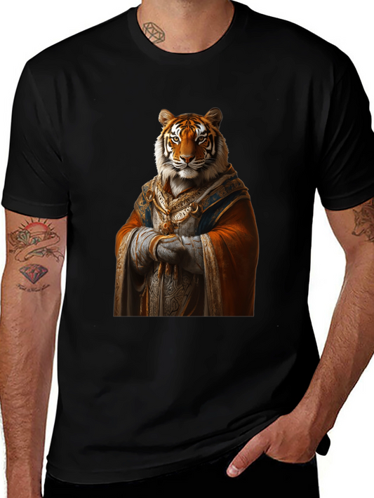 Tiger King Graphic Tee - Mens Black T-Shirt