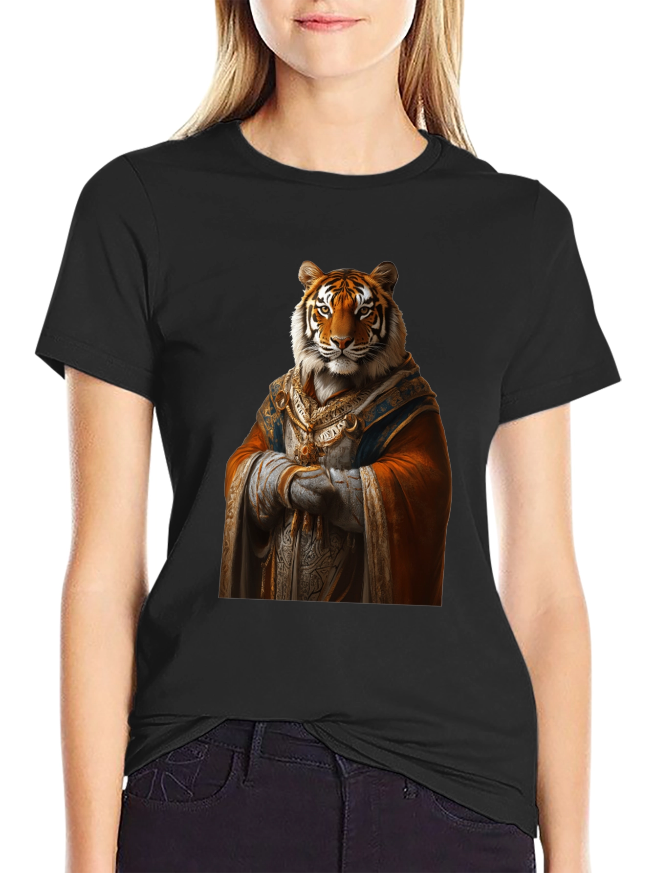 Tiger King Graphic Tee - Mens Black T-Shirt