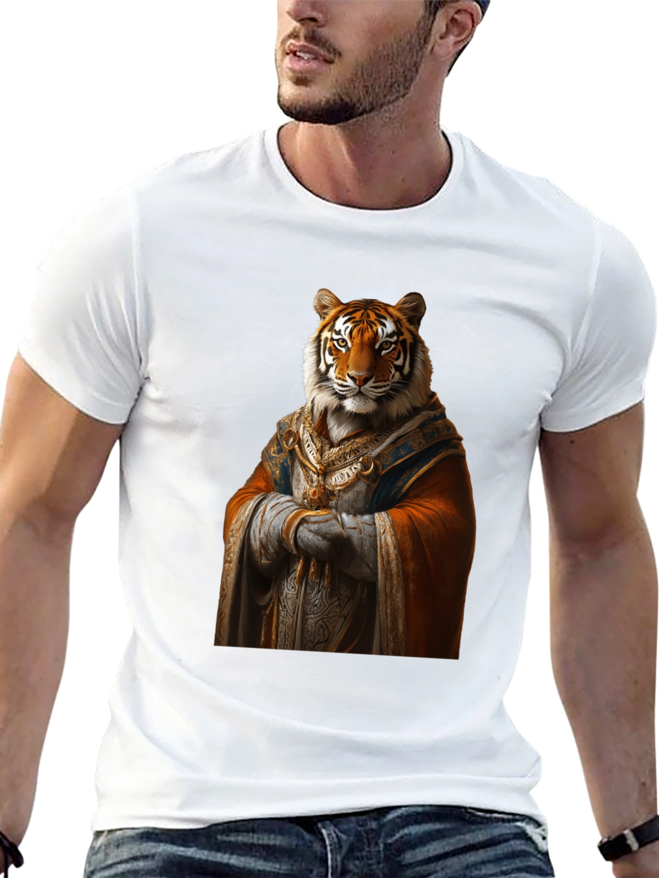 Tiger King Graphic Tee - Mens Black T-Shirt
