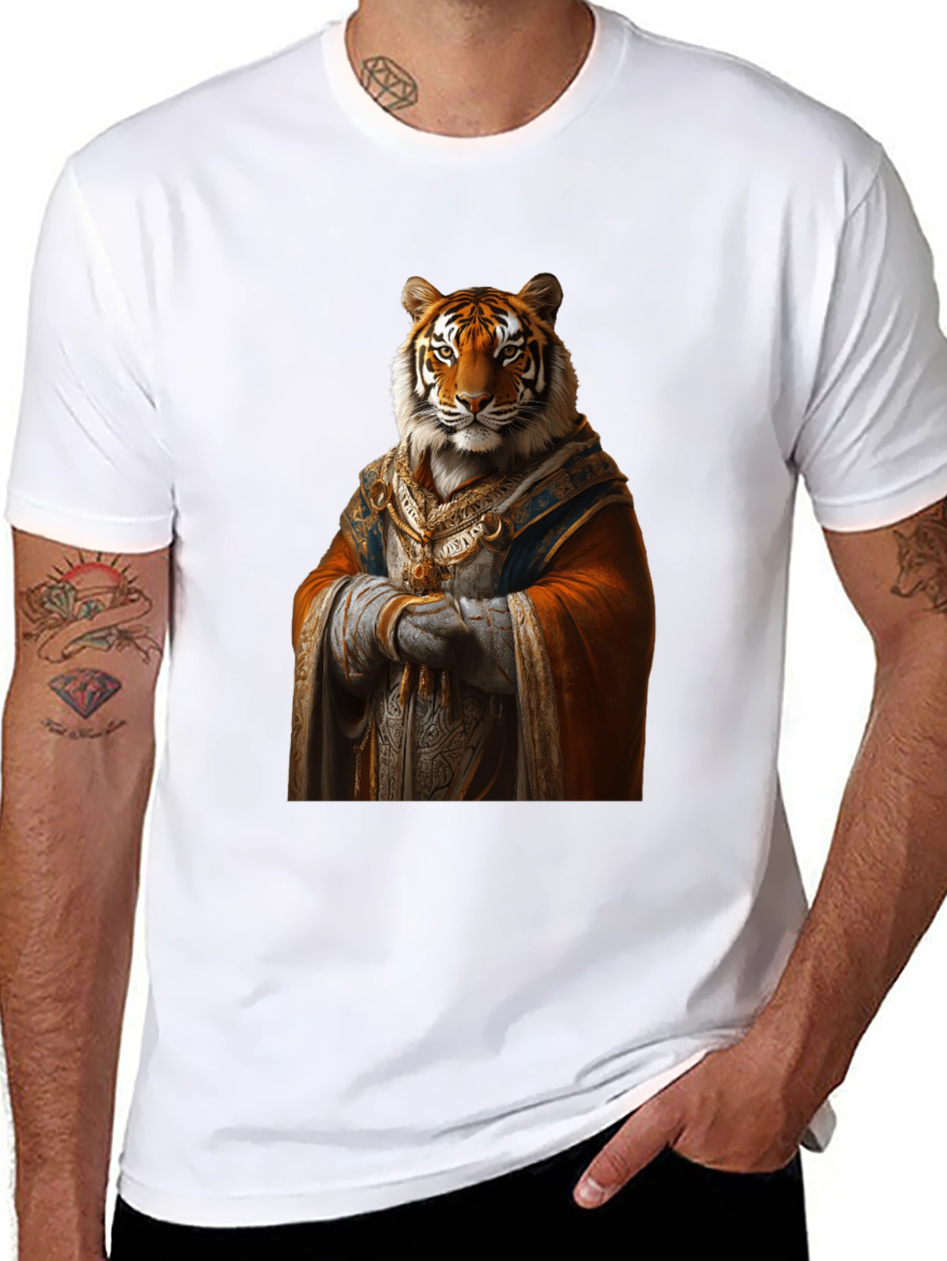 Tiger King Graphic Tee - Mens Black T-Shirt