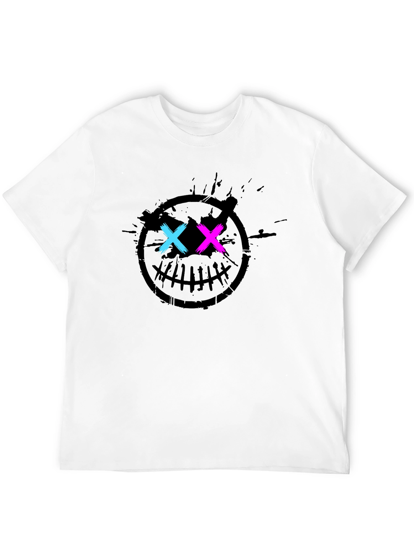 Neon X Eyes Black Graphic Tee