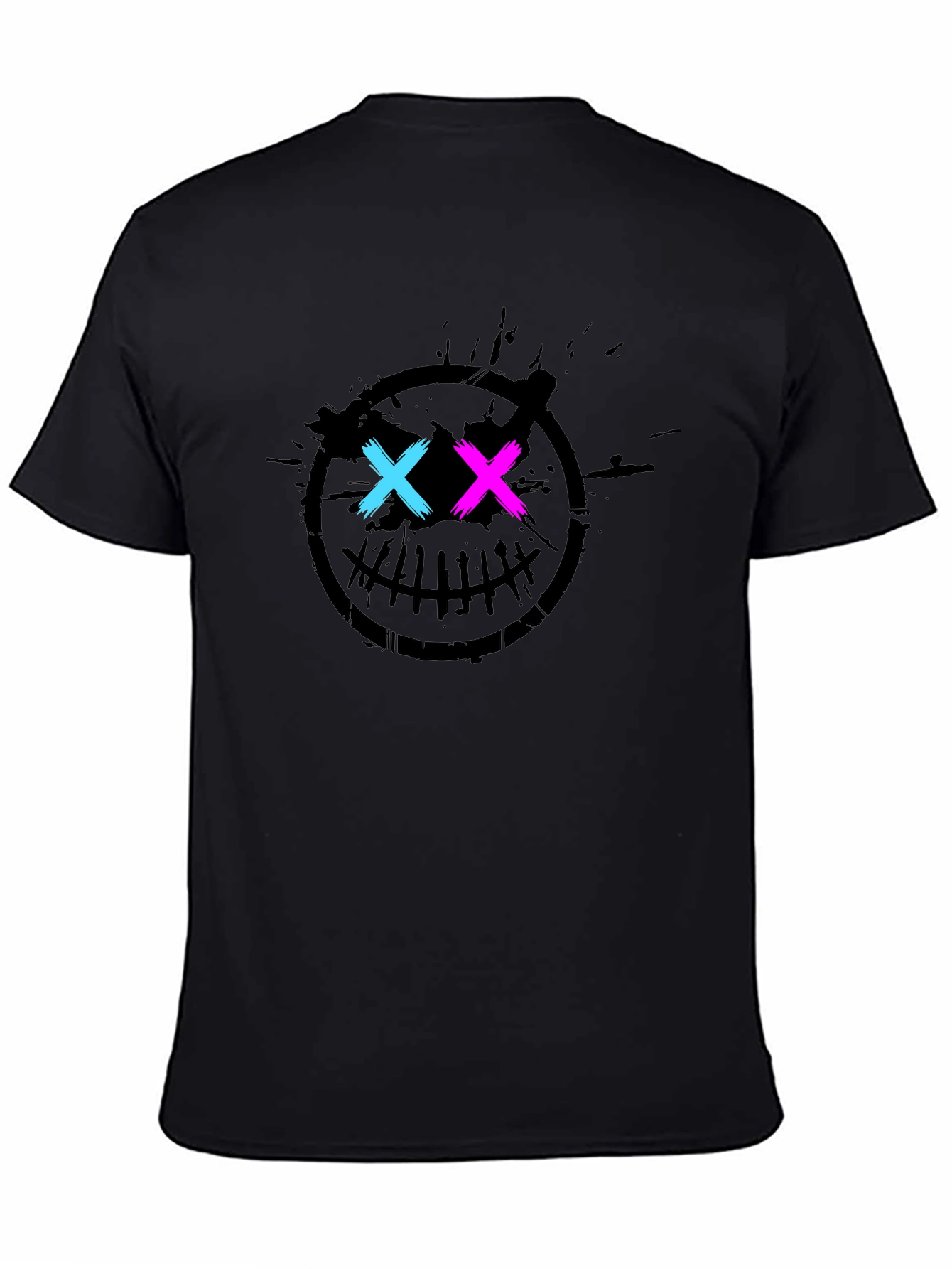 Neon X Eyes Black Graphic Tee