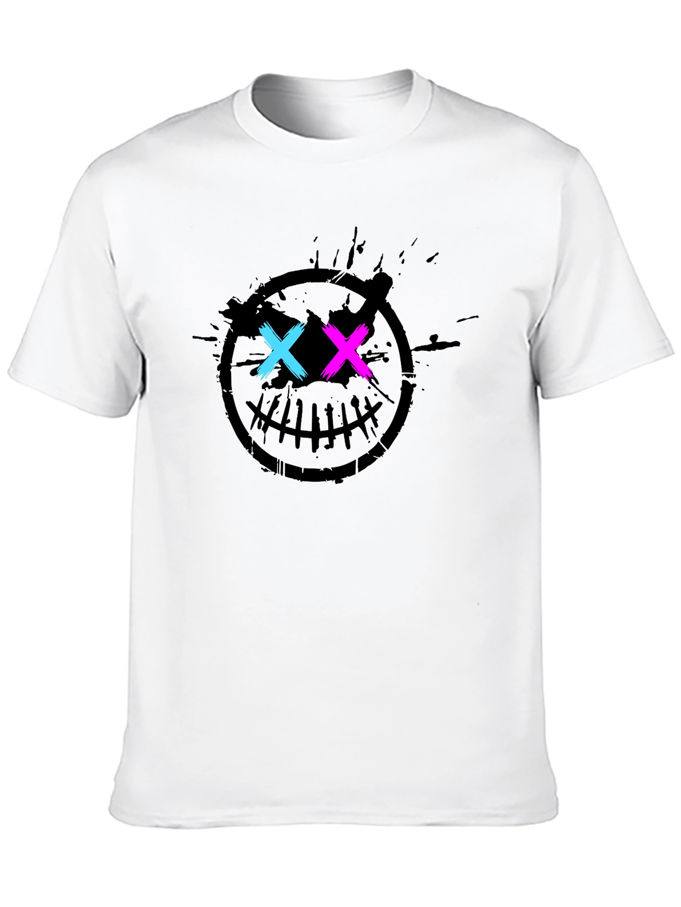 Neon X Eyes Black Graphic Tee