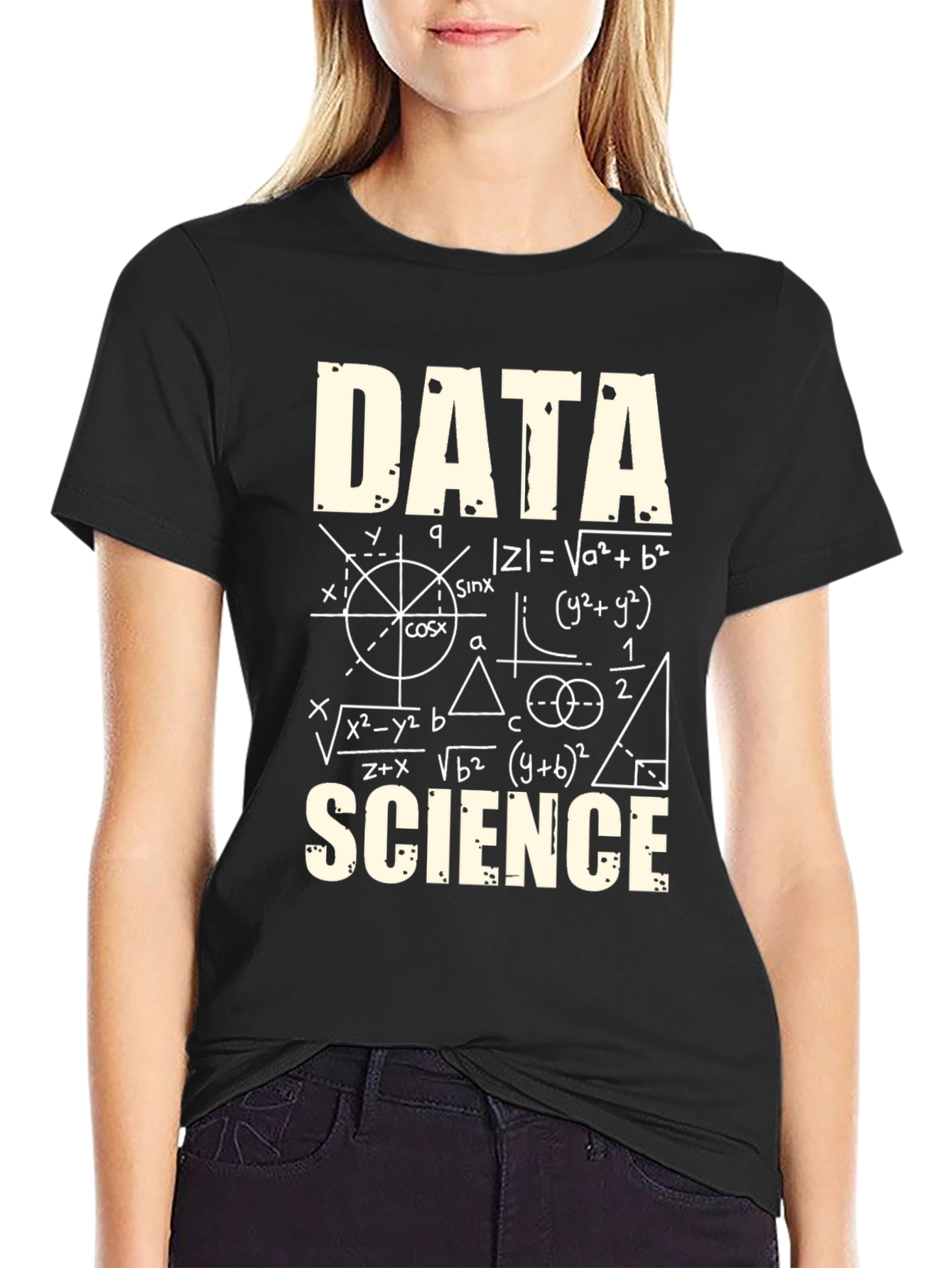 Data Science Formula Black T-Shirt