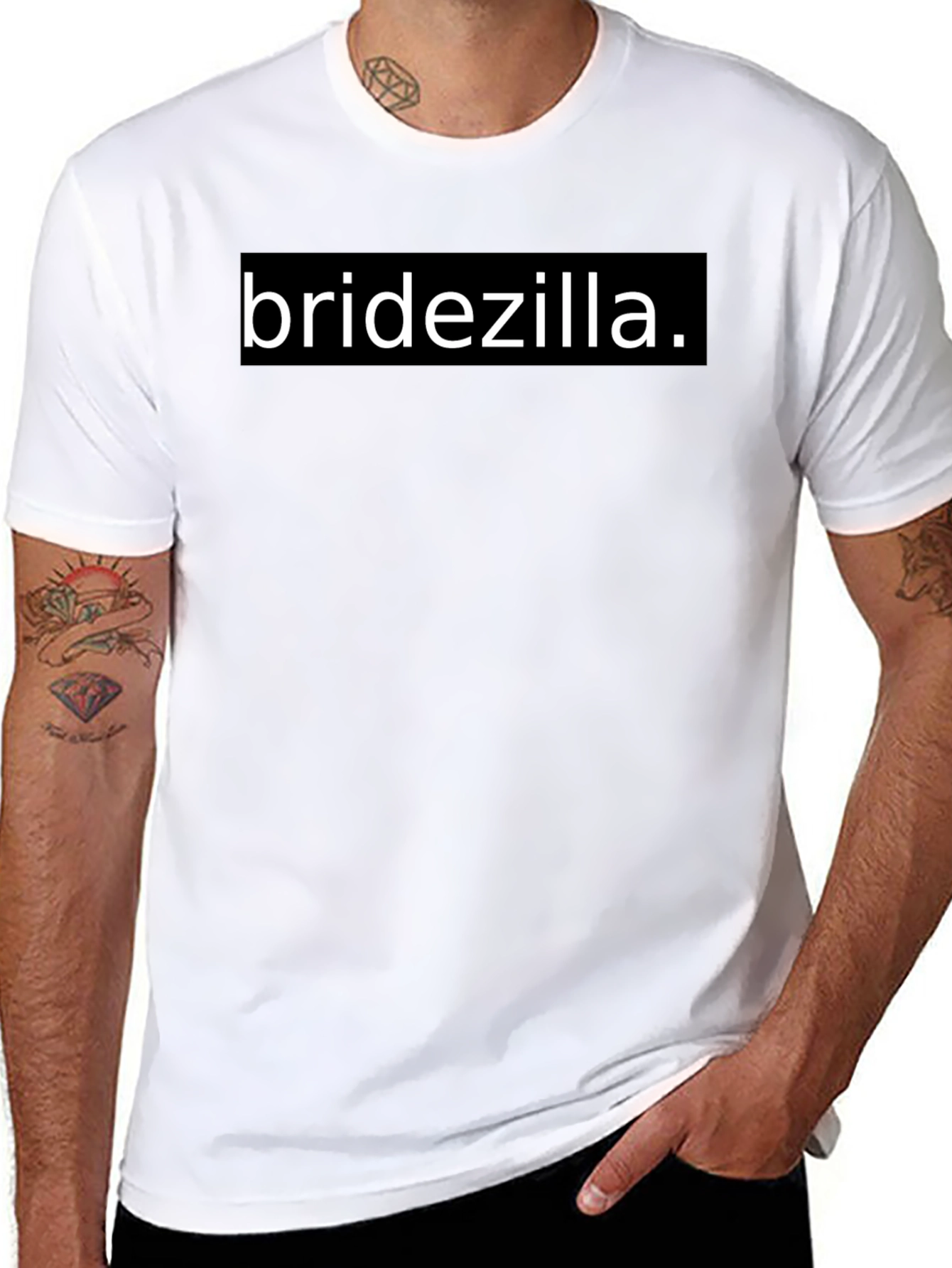 Bridezilla T-Shirt - Black Cotton Blend