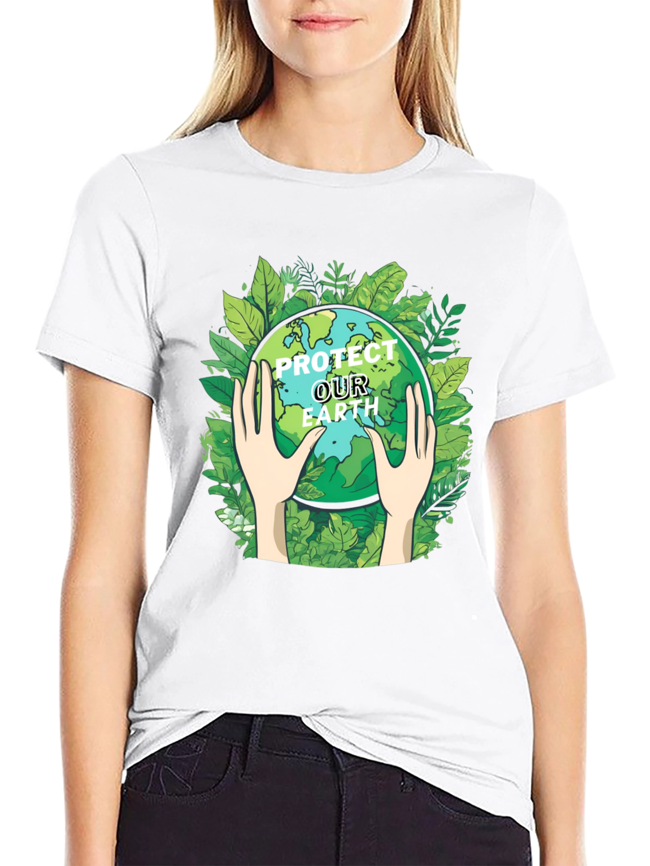 Eco-Friendly Protect Our Earth Graphic Tee