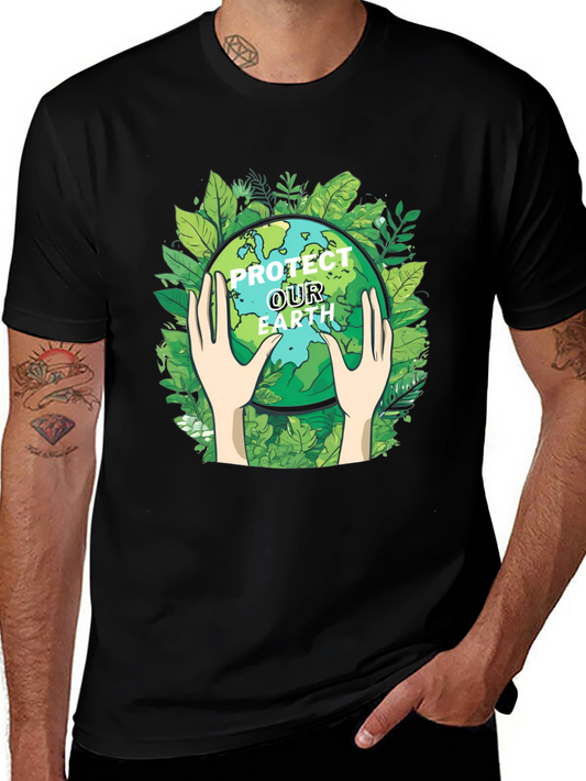 Eco-Friendly Protect Our Earth Graphic Tee