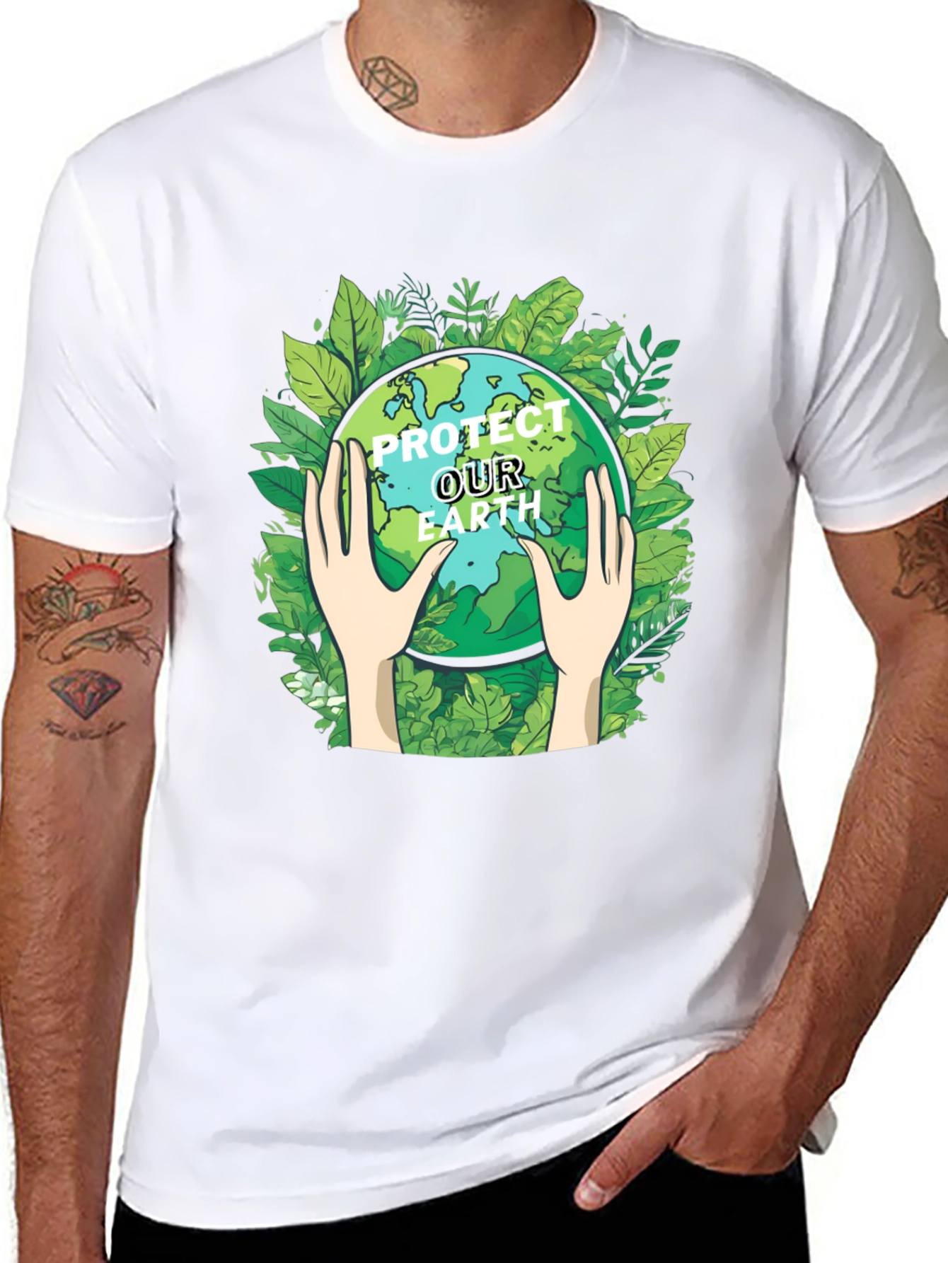 Eco-Friendly Protect Our Earth Graphic Tee
