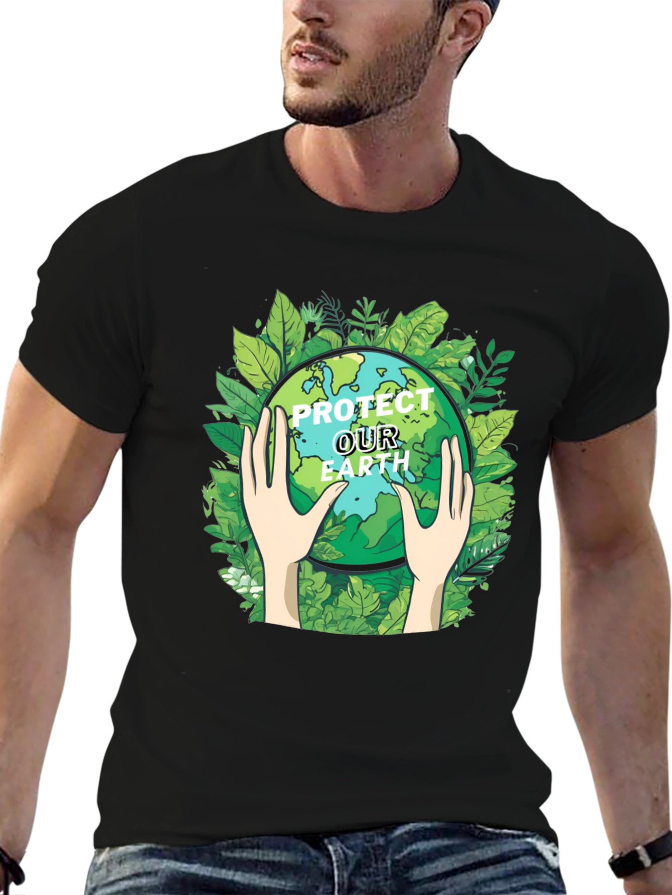 Eco-Friendly Protect Our Earth Graphic Tee