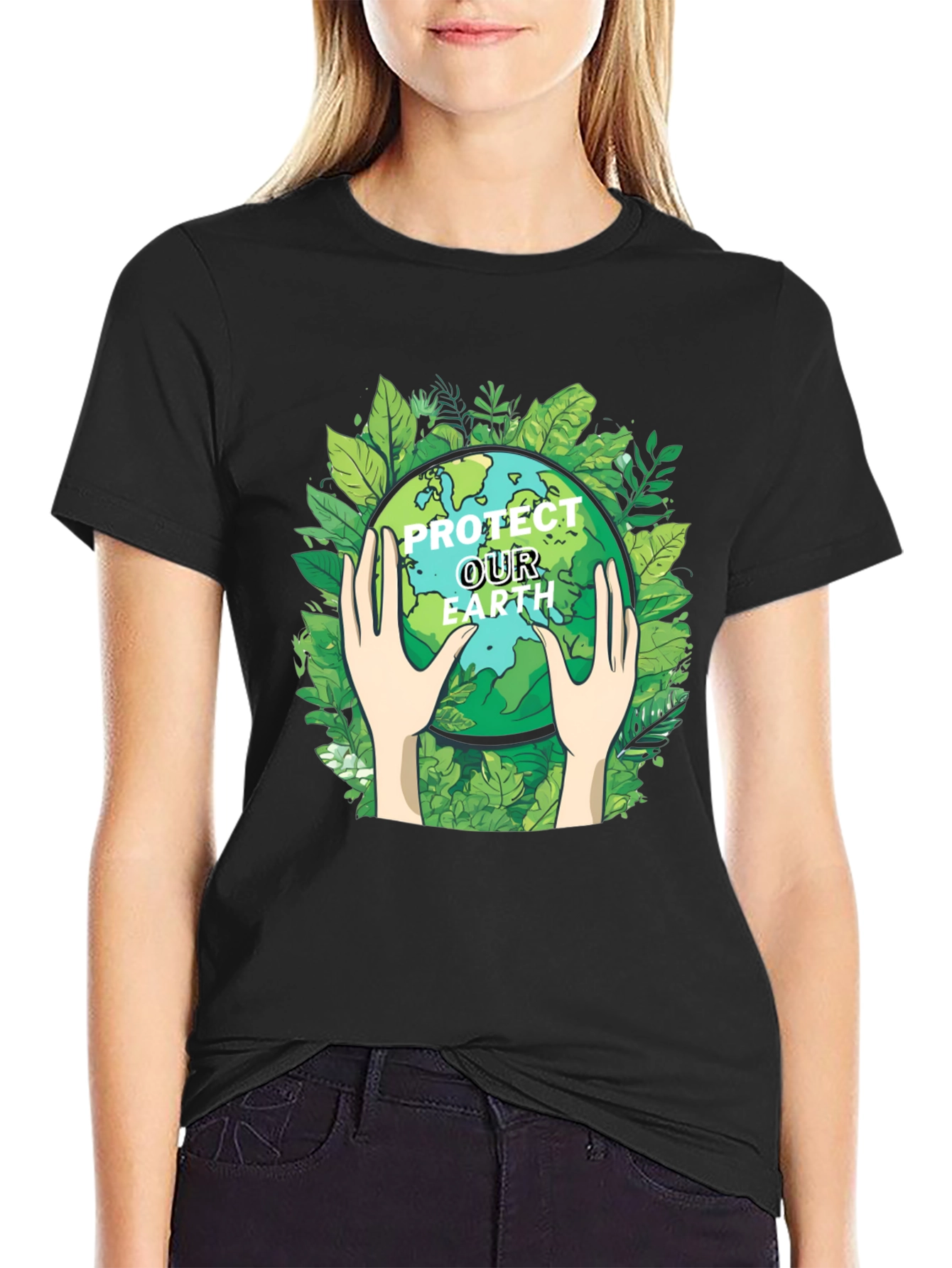Eco-Friendly Protect Our Earth Graphic Tee