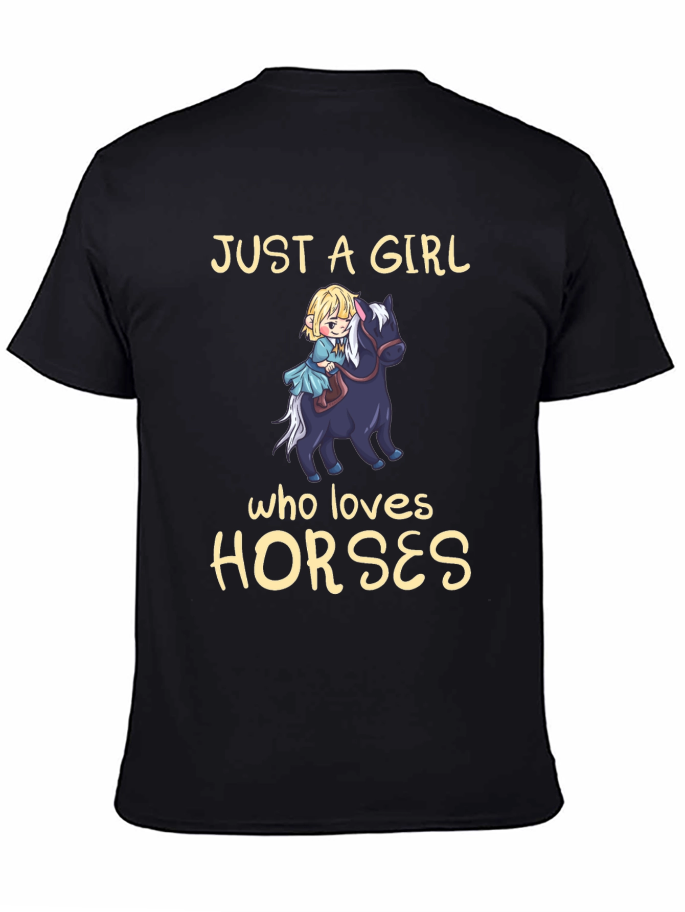 Girl Who Loves Horses T-Shirt