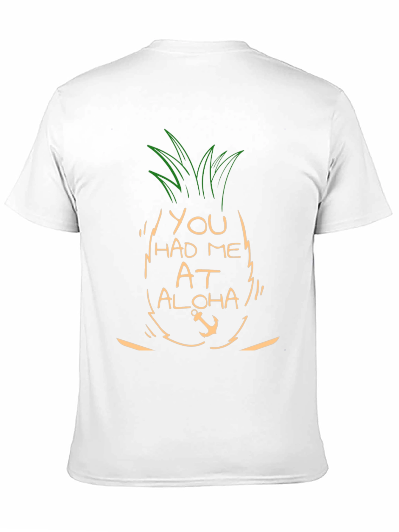 Aloha Pineapple Graphic T-Shirt - Soft Cotton Blend