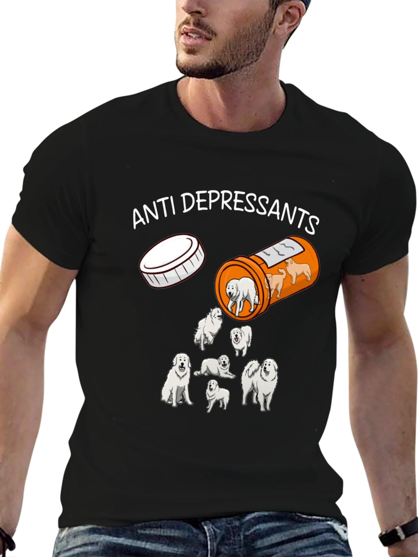 Anti Depressants Dog T-Shirt