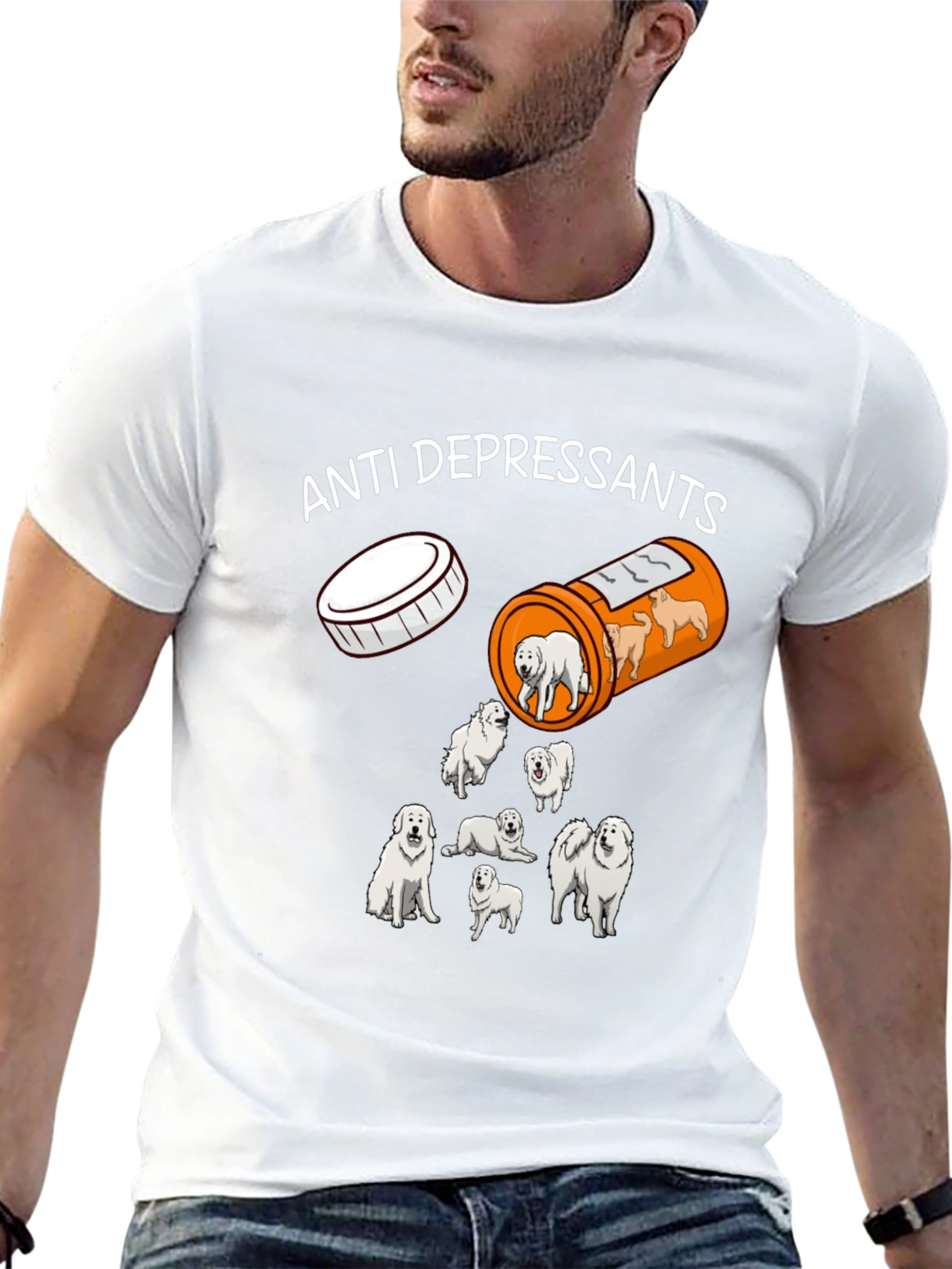 Anti Depressants Dog T-Shirt