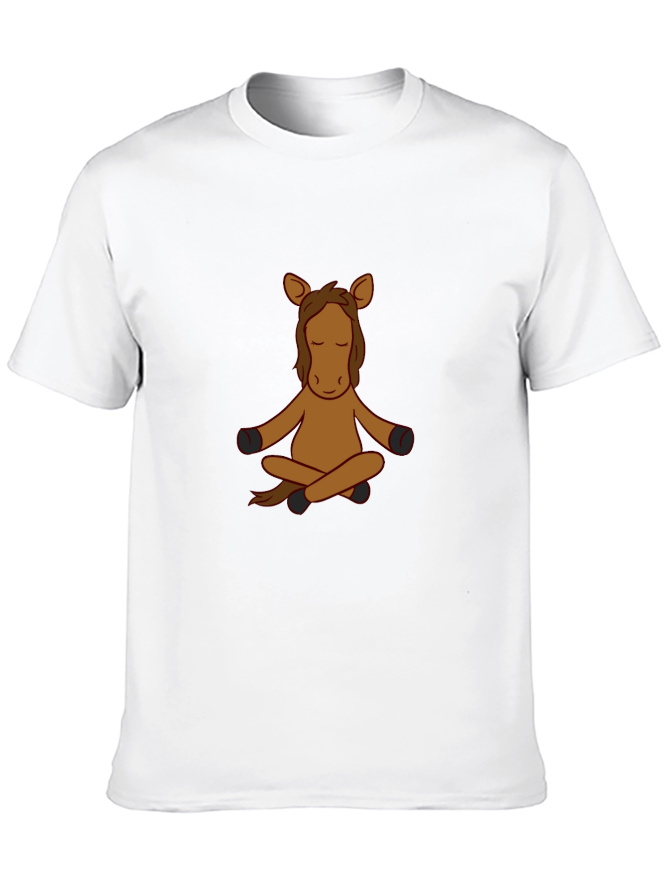 Meditating Horse Graphic Tee