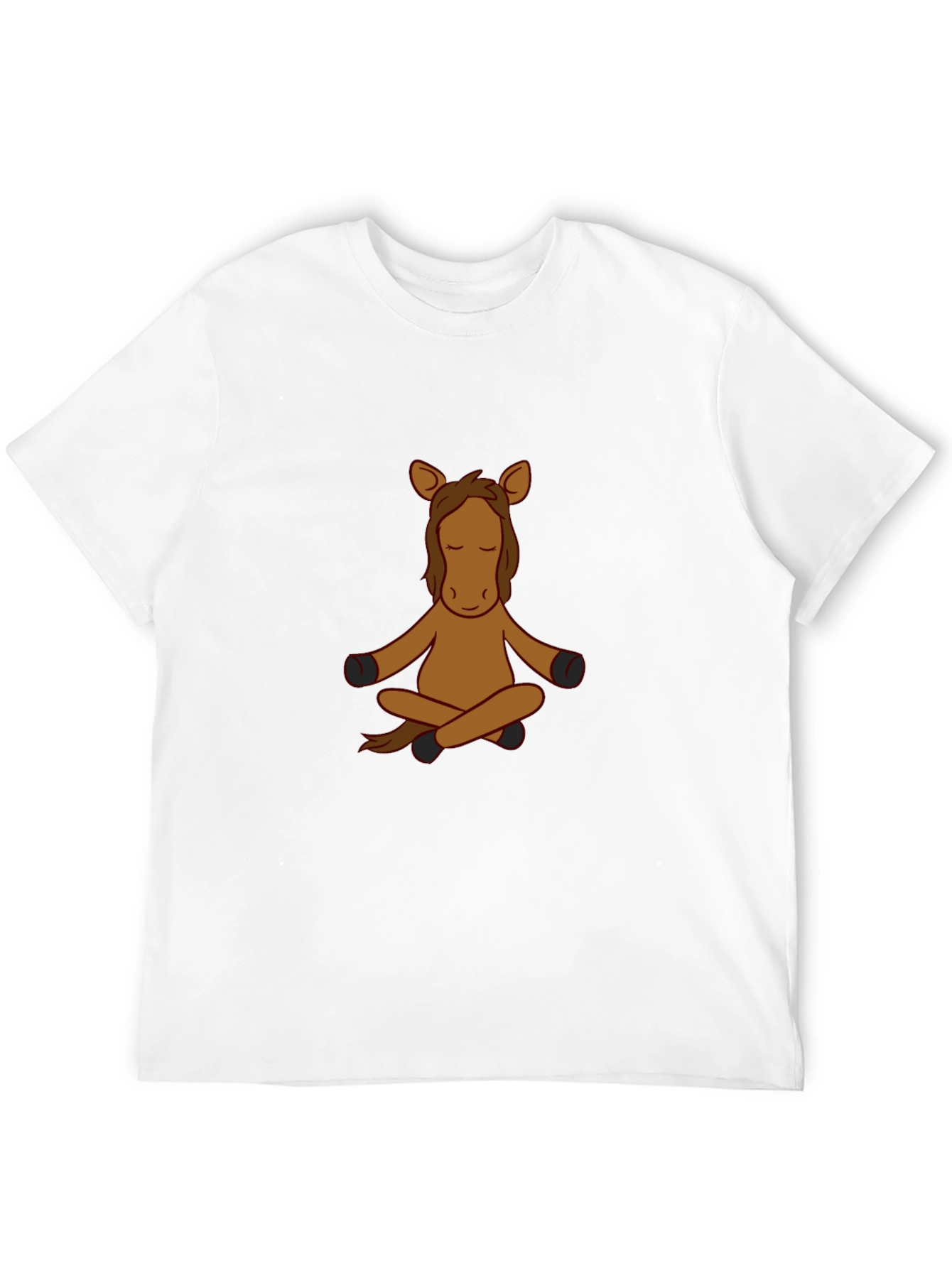 Meditating Horse Graphic Tee