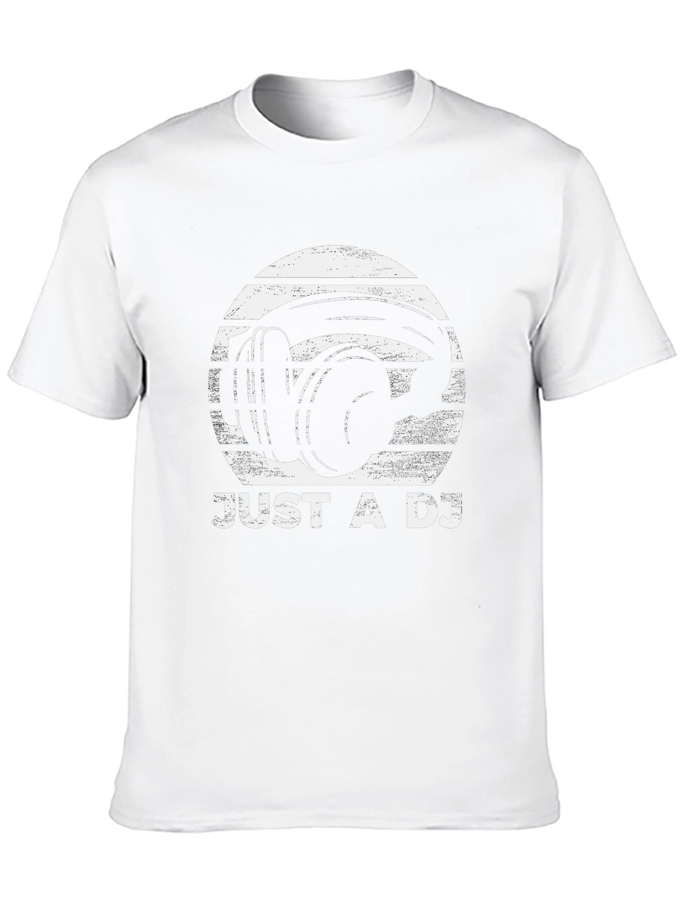Just A DJ T-Shirt Headphones Graphic Tee