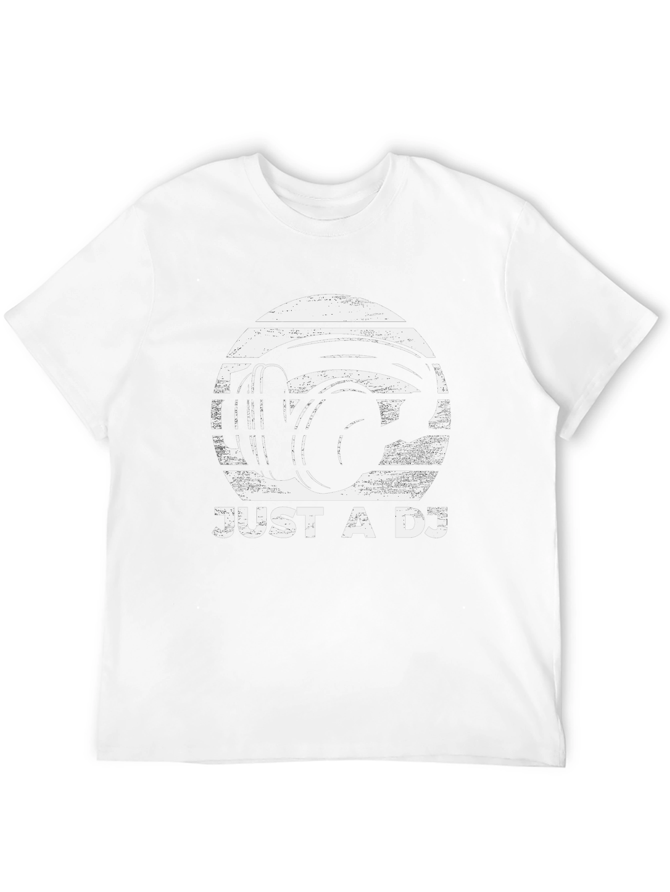 Just A DJ T-Shirt Headphones Graphic Tee