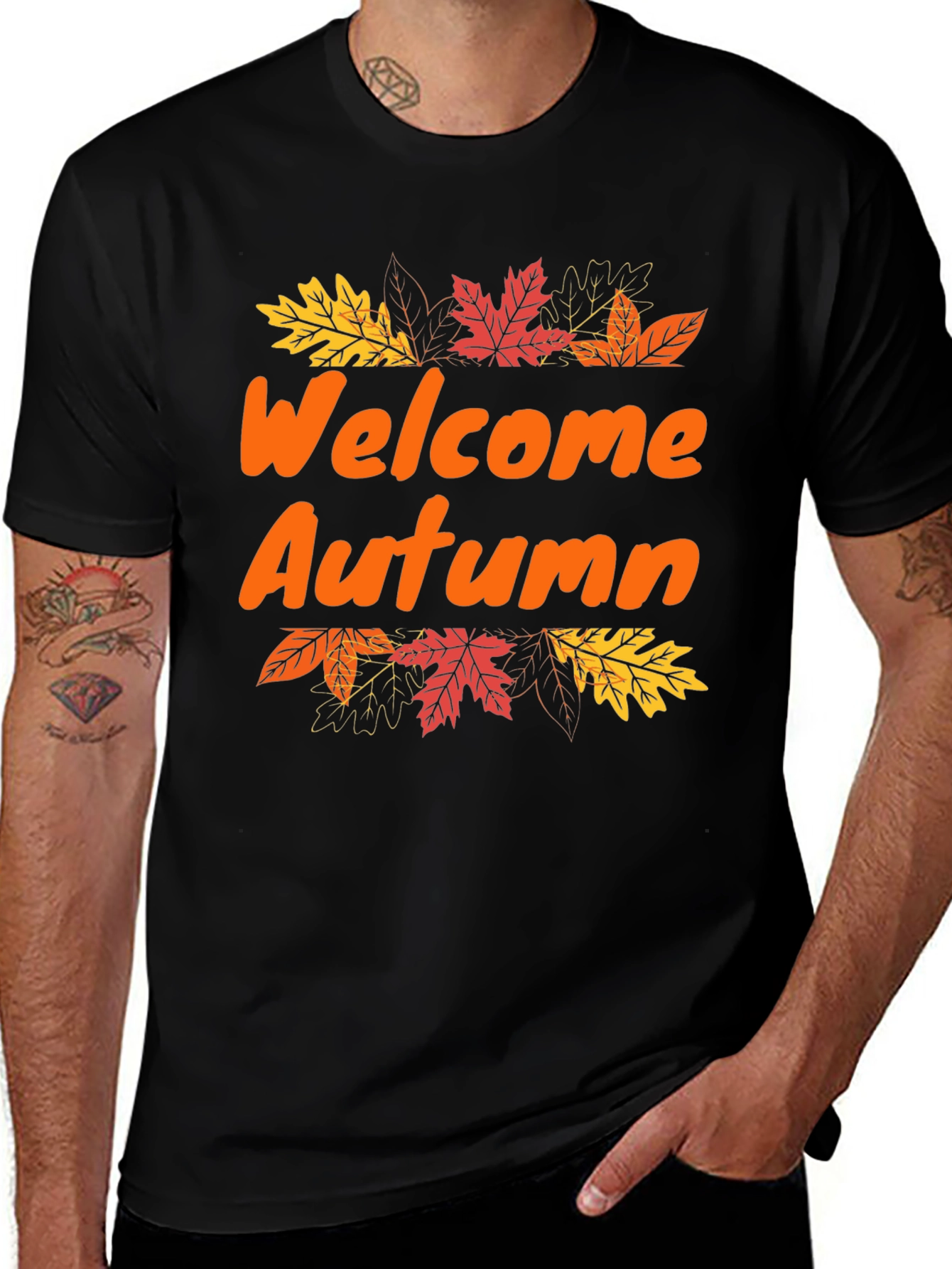Welcome Autumn T-Shirt - Fall Season Apparel
