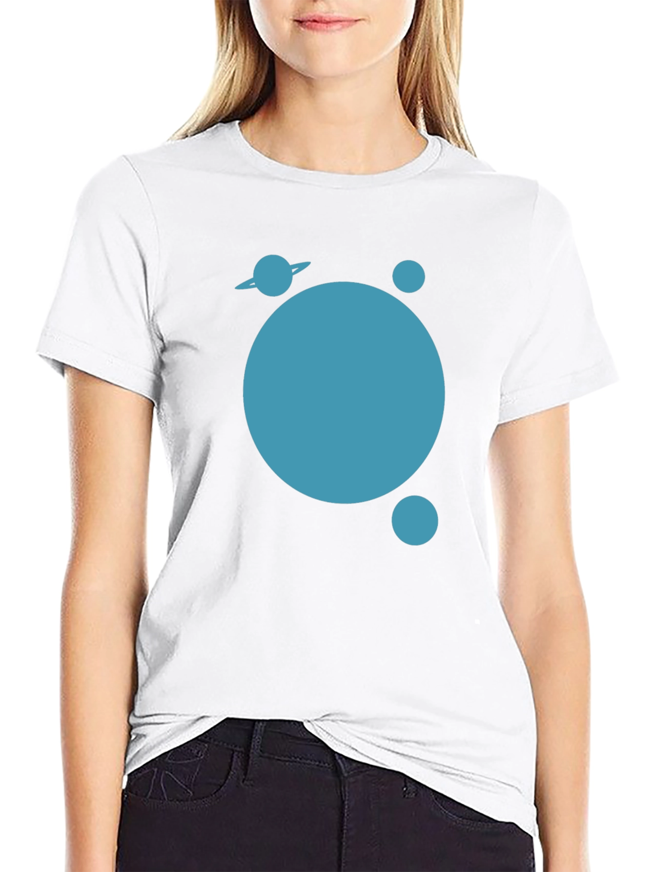 Planet Graphic Tee - Modern Black T-Shirt